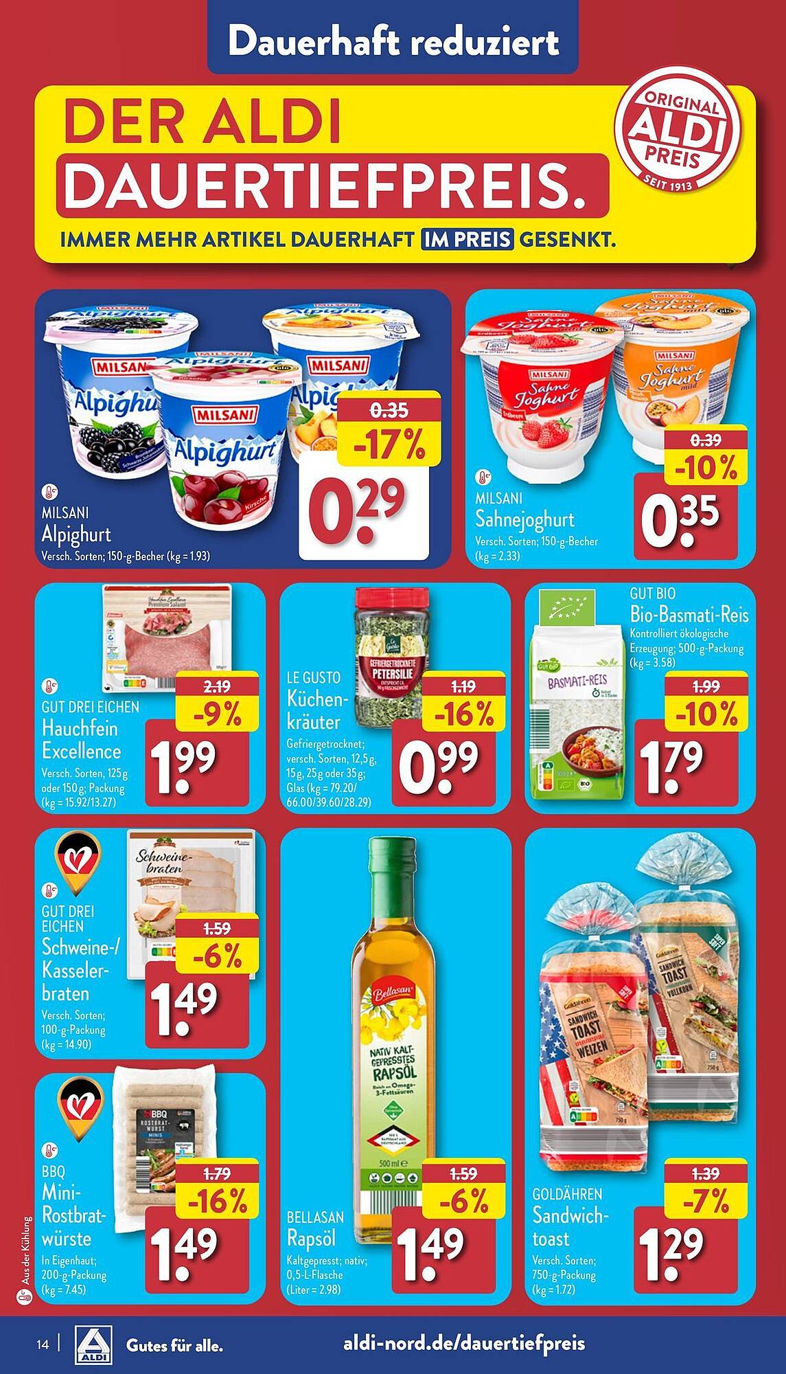 ALDI Nord Prospekt 10 – 15 Juni 2024 Seite 14