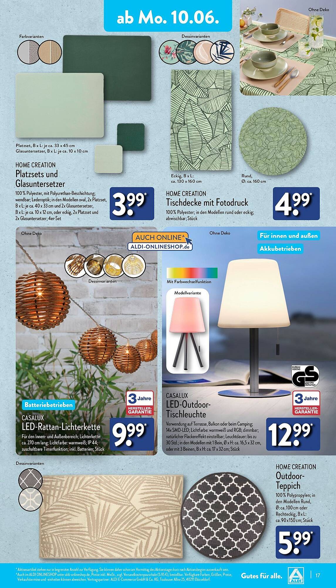 ALDI Nord Prospekt 10 – 15 Juni 2024 Seite 17