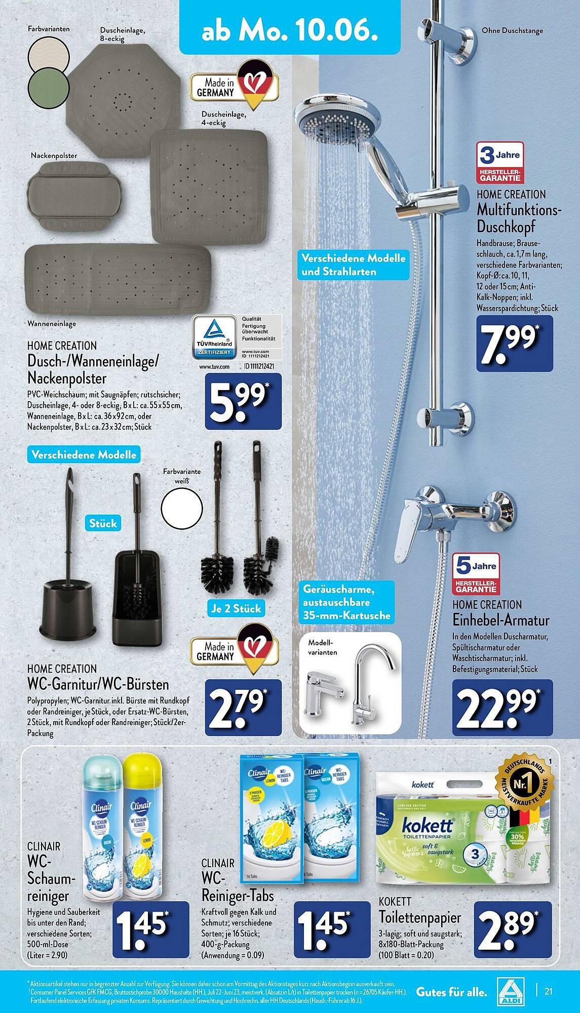 ALDI Nord Prospekt 10 – 15 Juni 2024 Seite 21