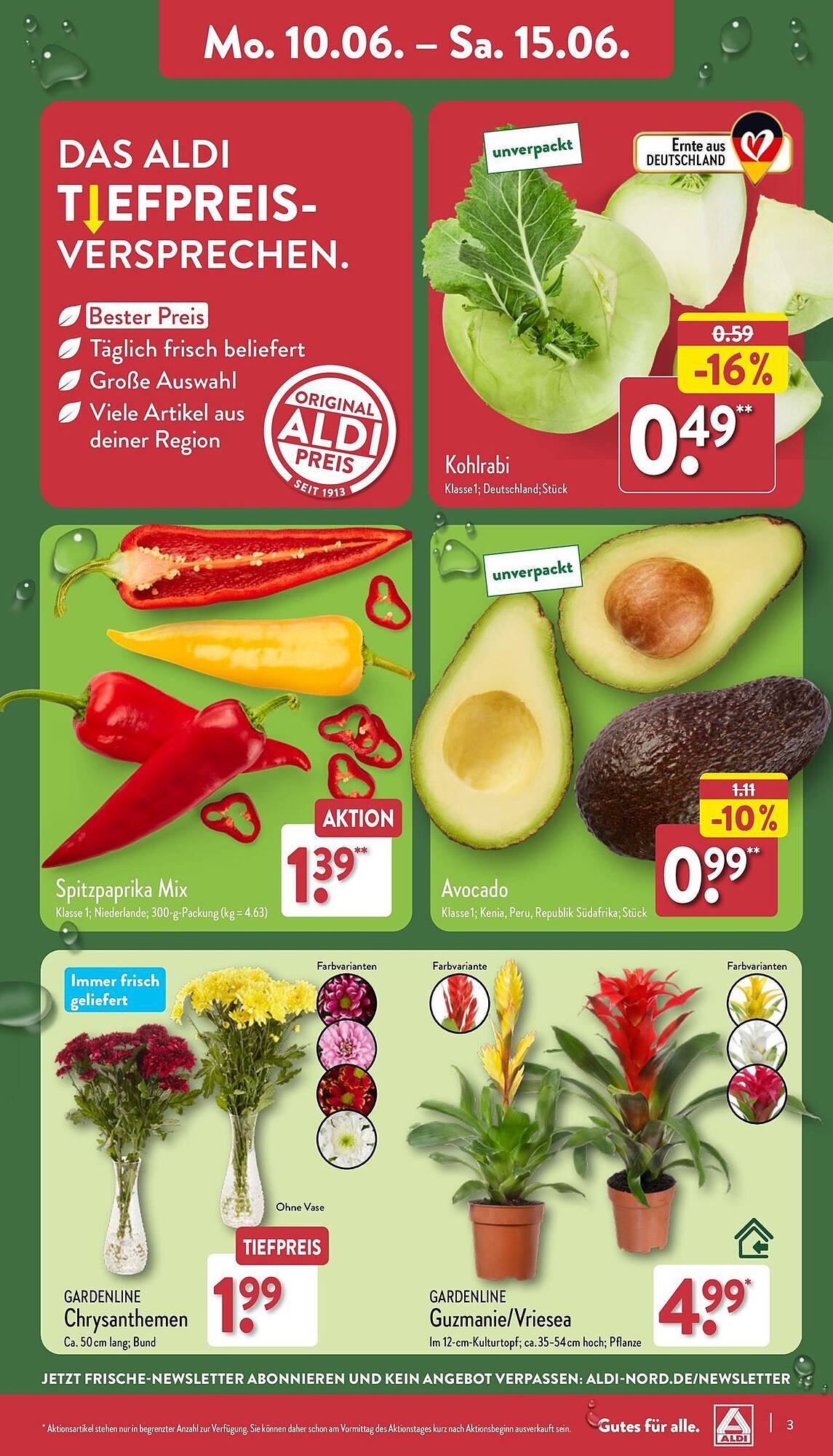 ALDI Nord Prospekt 10 – 15 Juni 2024 Seite 3
