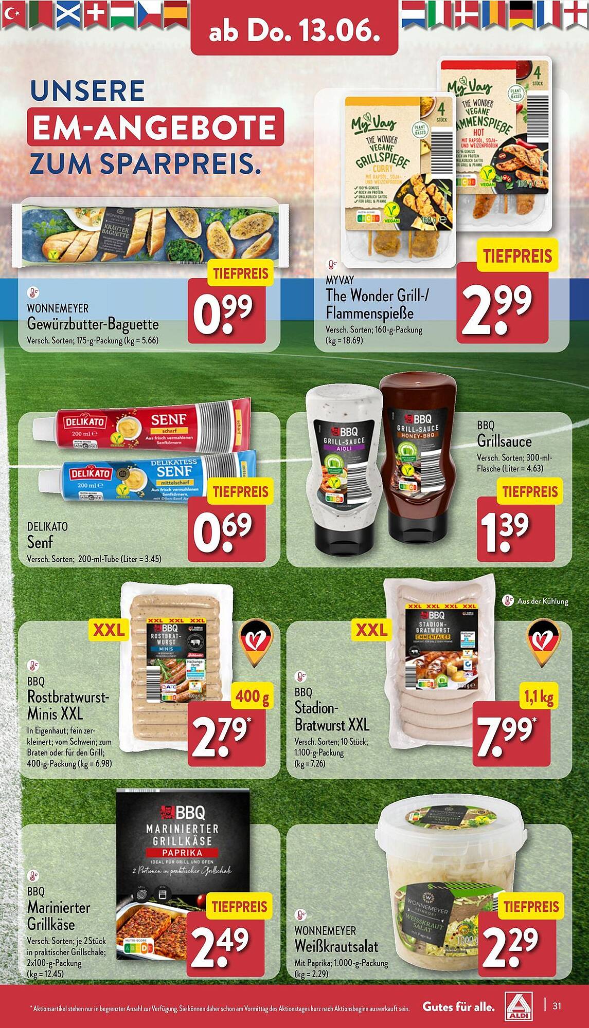 ALDI Nord Prospekt 10 – 15 Juni 2024 Seite 31