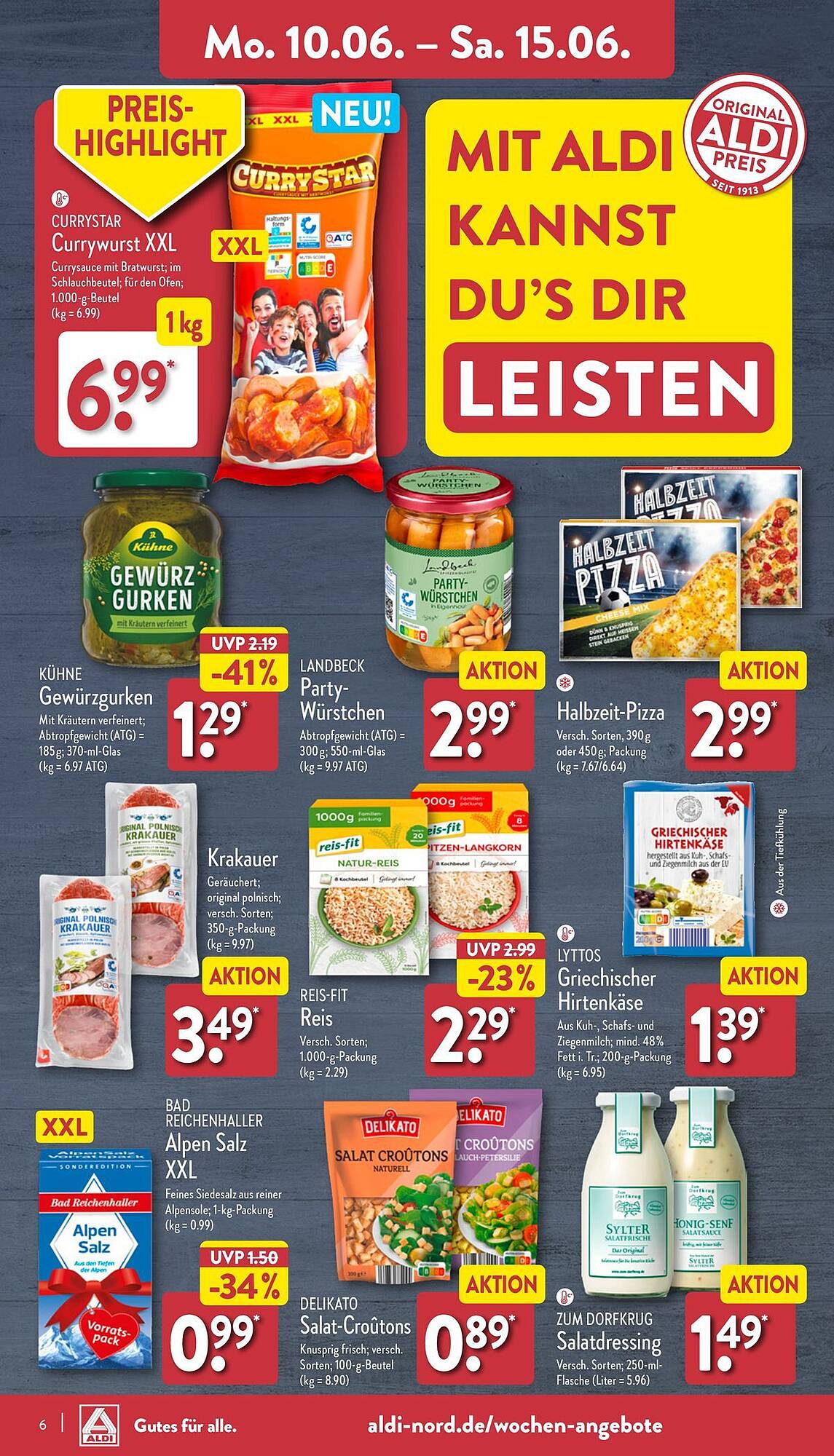 ALDI Nord Prospekt 10 – 15 Juni 2024 Seite 6