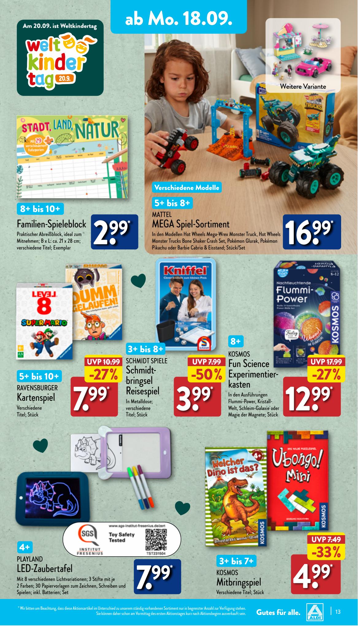 ALDI Nord Prospekt 11 – 14 September 2023 Seite 13