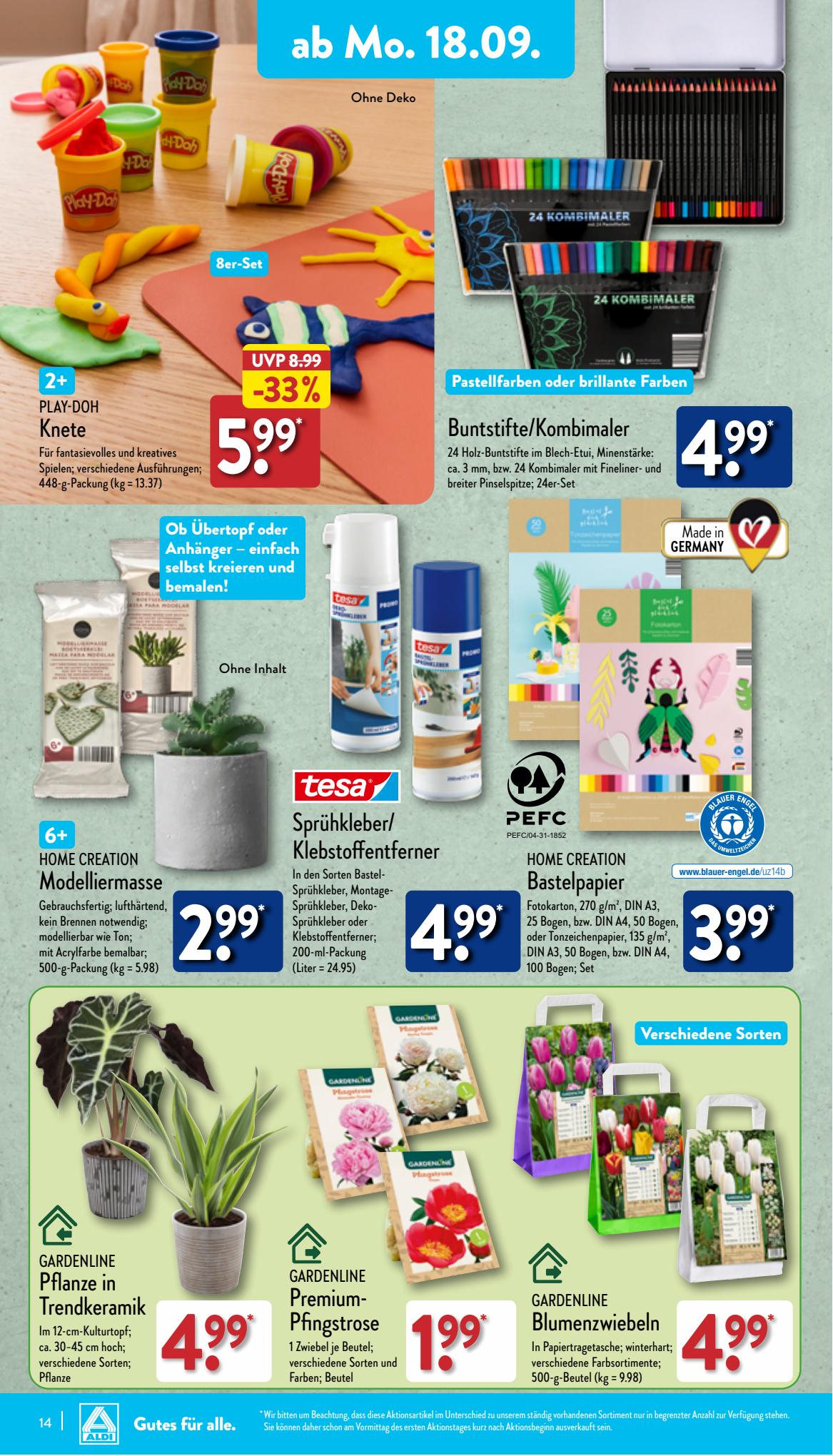 ALDI Nord Prospekt 11 – 14 September 2023 Seite 14