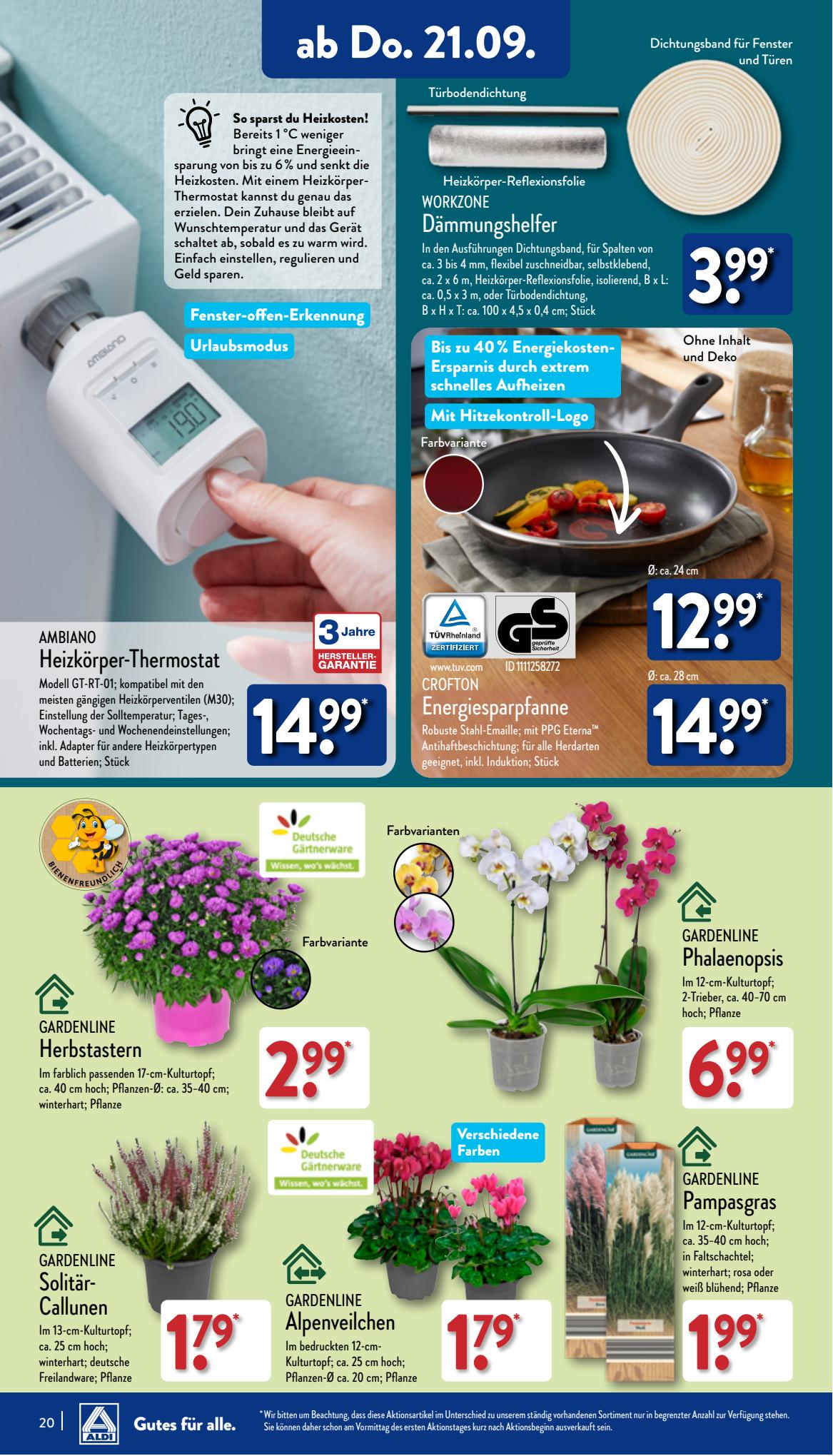 ALDI Nord Prospekt 11 – 14 September 2023 Seite 20