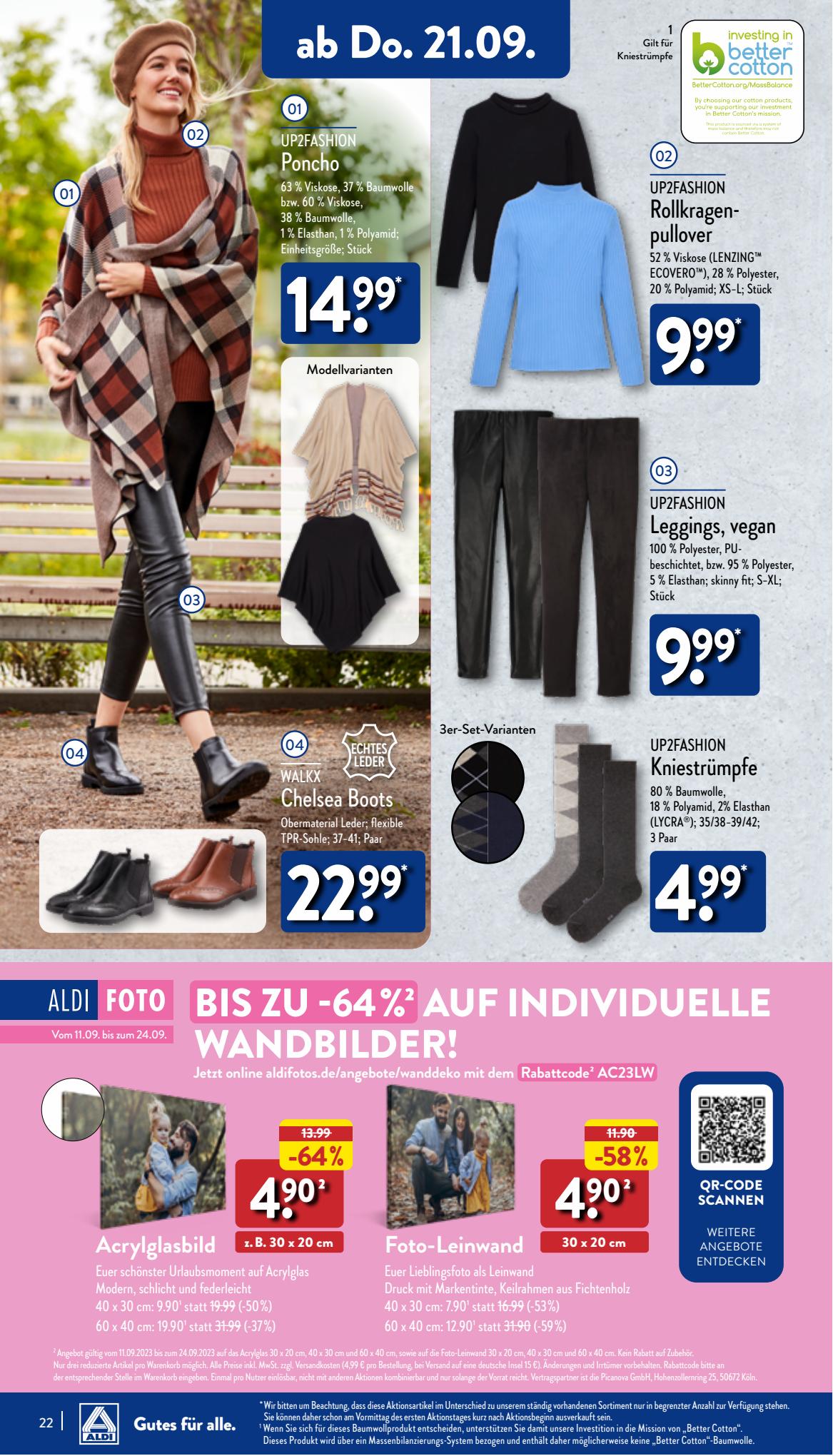 ALDI Nord Prospekt 11 – 14 September 2023 Seite 22