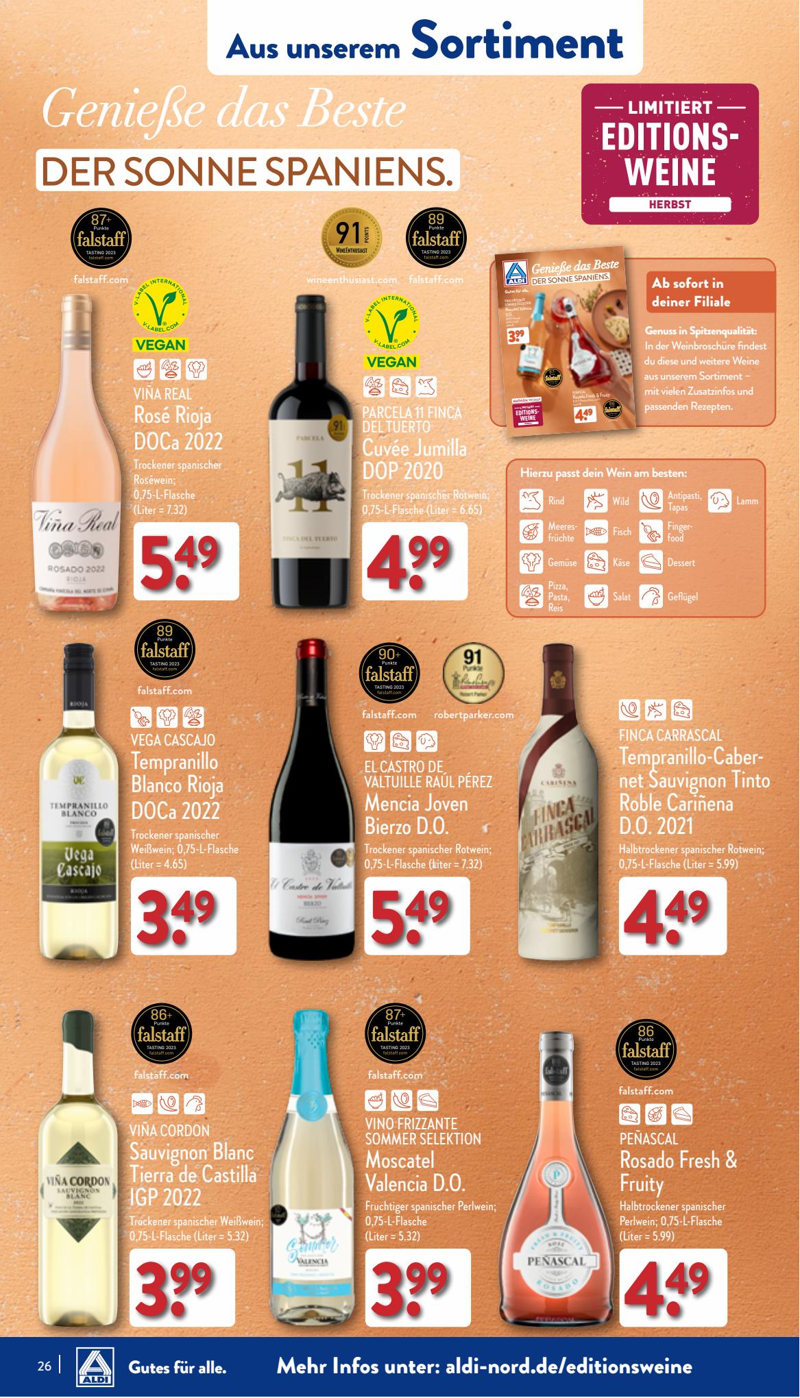 ALDI Nord Prospekt 11 – 14 September 2023 Seite 26