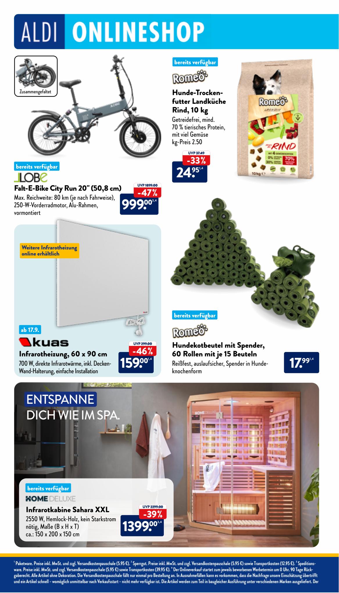 ALDI Nord Prospekt 11 – 14 September 2023 Seite 34