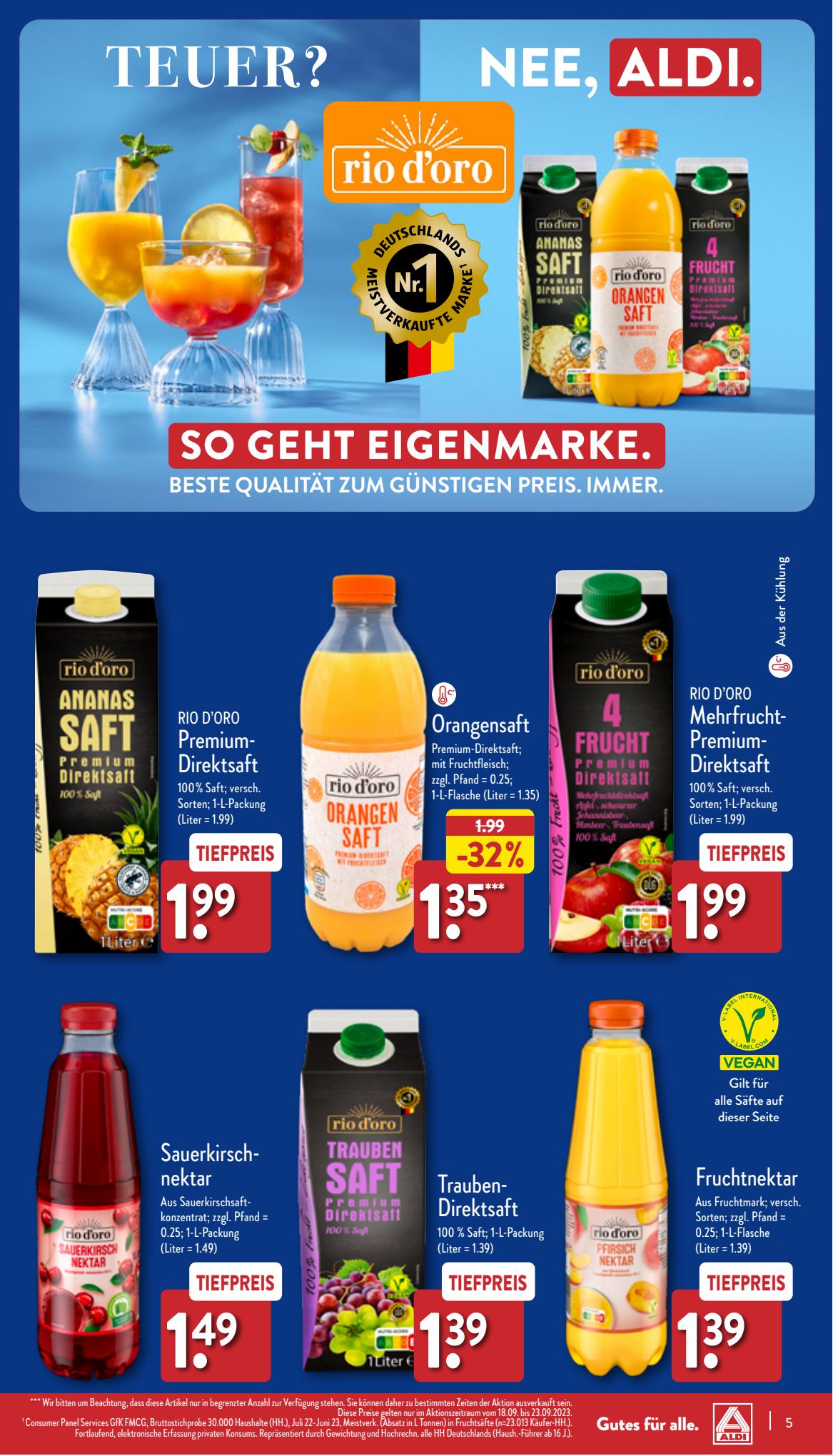 ALDI Nord Prospekt 11 – 14 September 2023 Seite 5