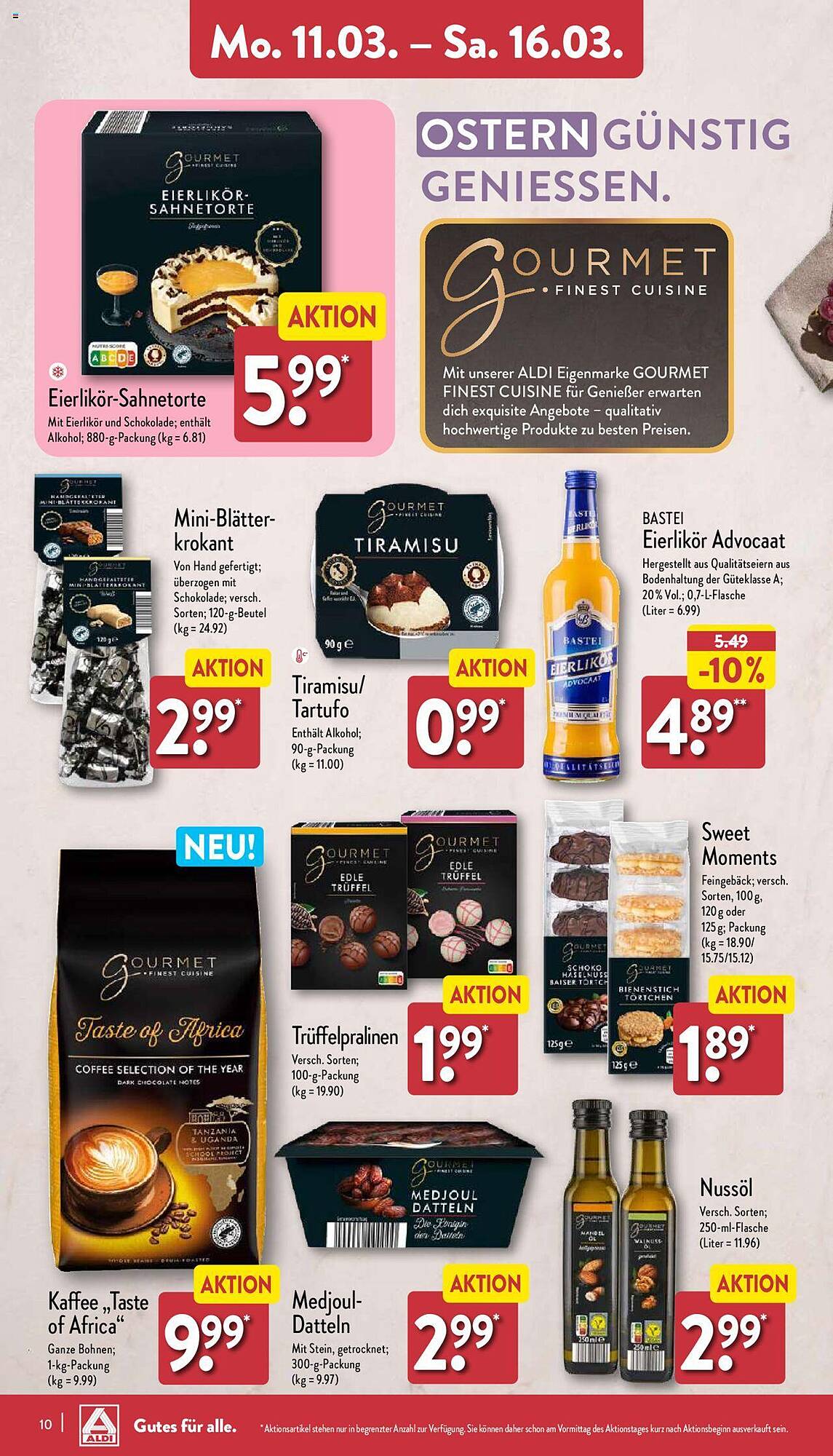 ALDI Nord Prospekt 11 – 16 Marsch 2024 Seite 10
