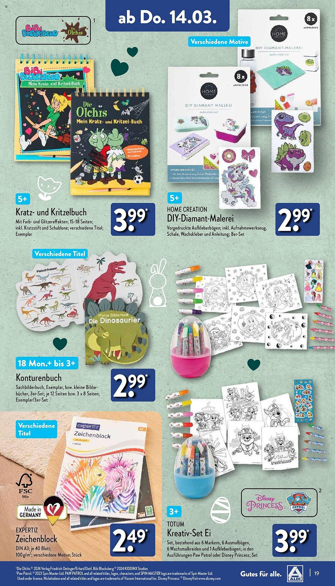 ALDI Nord Prospekt 11 – 16 Marsch 2024 Seite 19