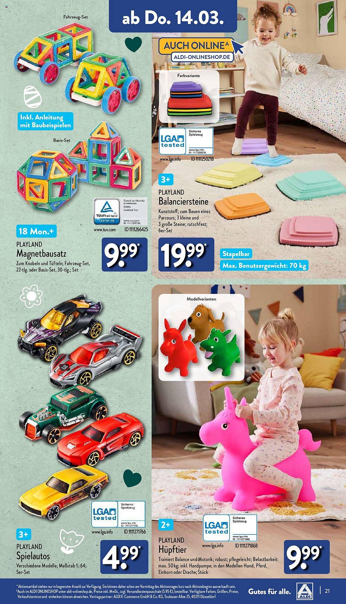 ALDI Nord Prospekt 11 – 16 Marsch 2024 Seite 21