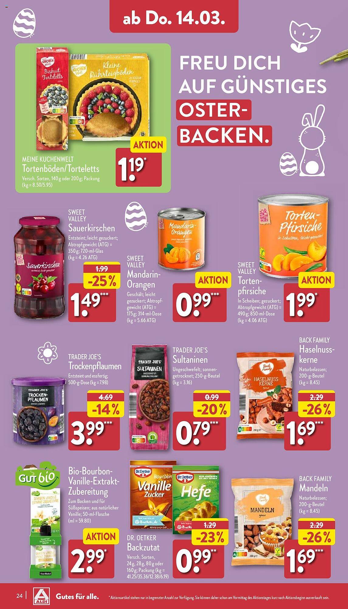 ALDI Nord Prospekt 11 – 16 Marsch 2024 Seite 24