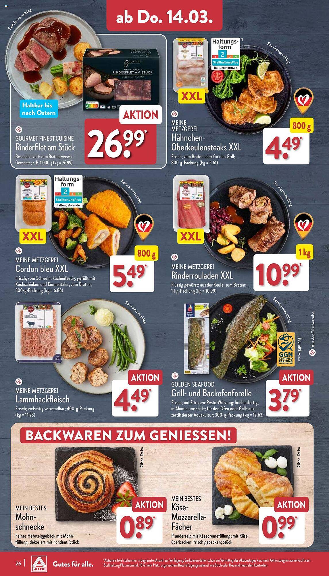 ALDI Nord Prospekt 11 – 16 Marsch 2024 Seite 26