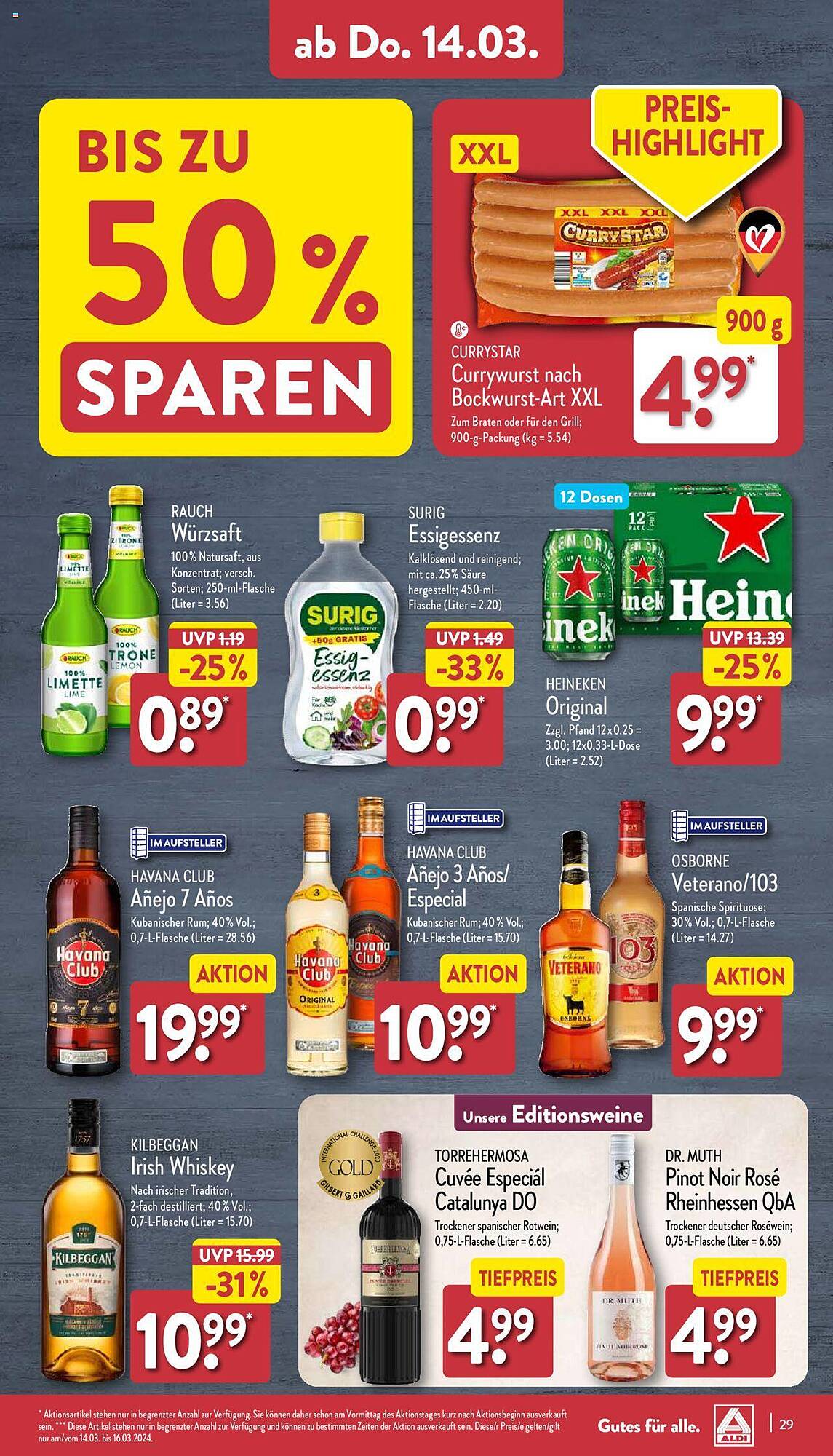 ALDI Nord Prospekt 11 – 16 Marsch 2024 Seite 29