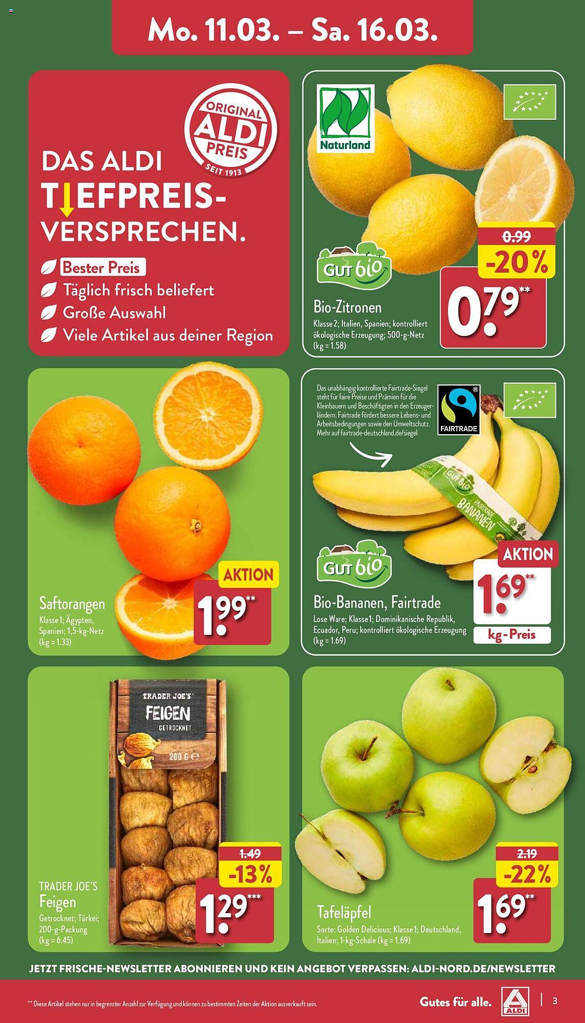 ALDI Nord Prospekt 11 – 16 Marsch 2024 Seite 3