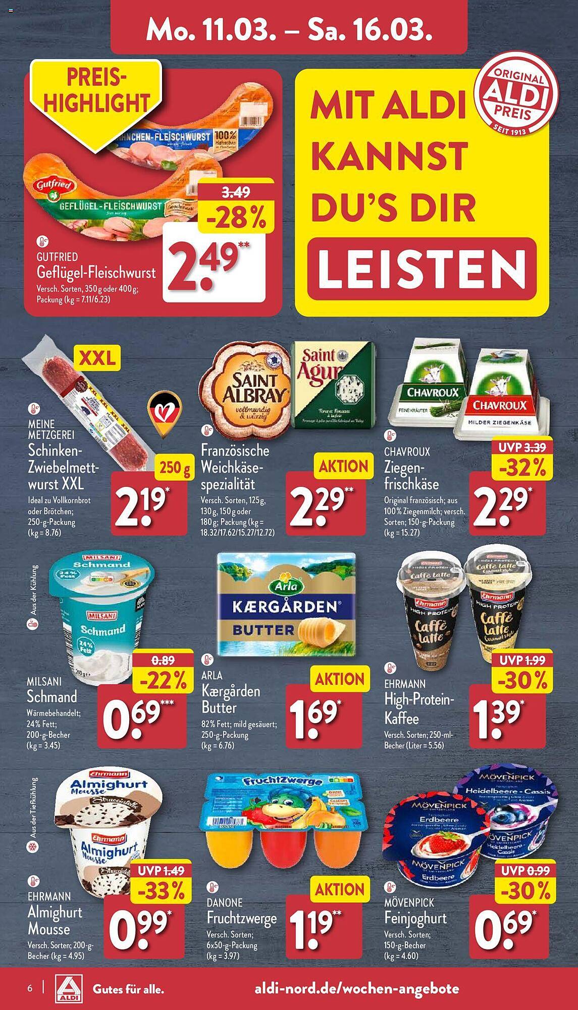 ALDI Nord Prospekt 11 – 16 Marsch 2024 Seite 6