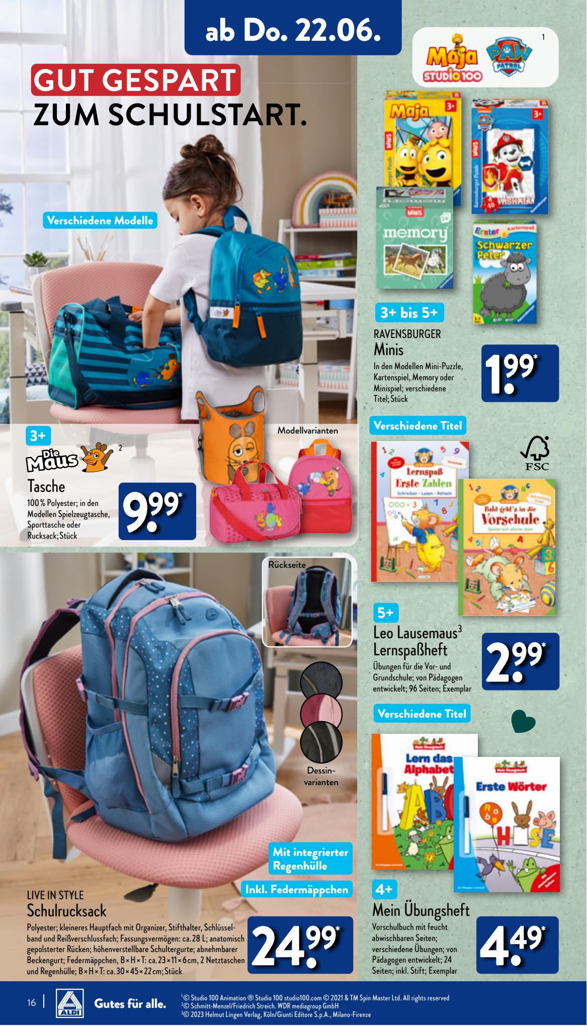 ALDI Nord Prospekt 12 – 15 Juni 2023 Seite 16