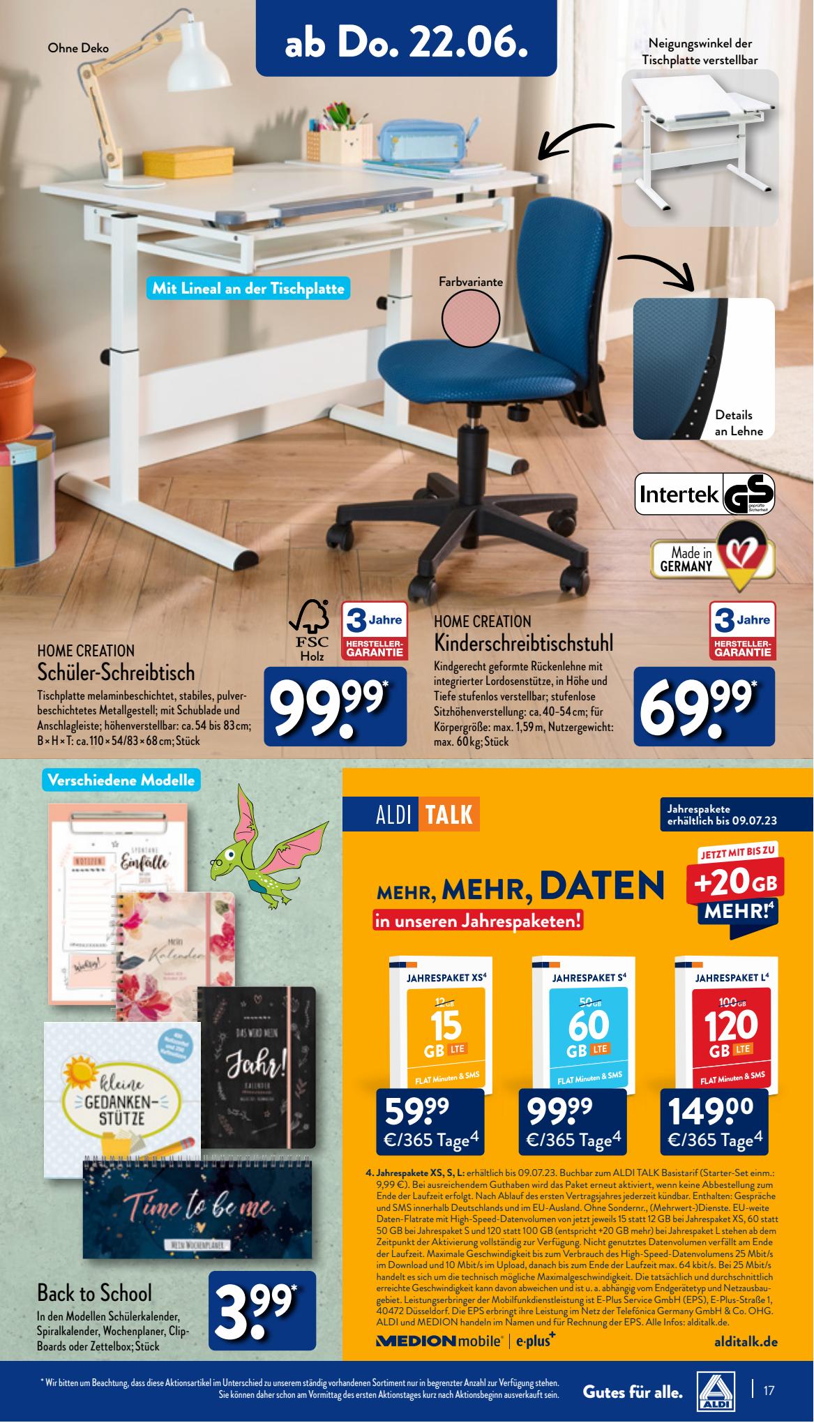 ALDI Nord Prospekt 12 – 15 Juni 2023 Seite 17