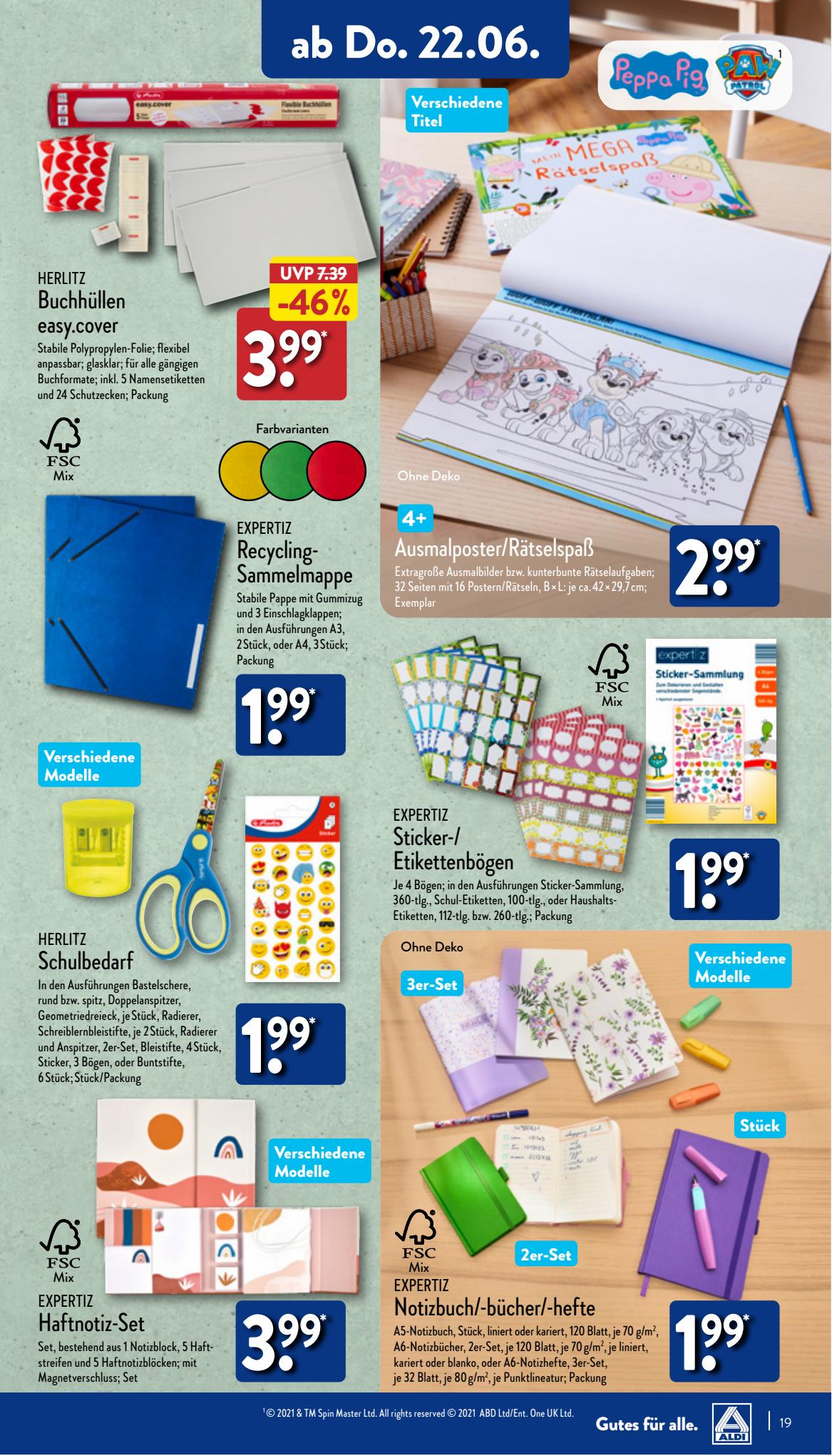 ALDI Nord Prospekt 12 – 15 Juni 2023 Seite 19