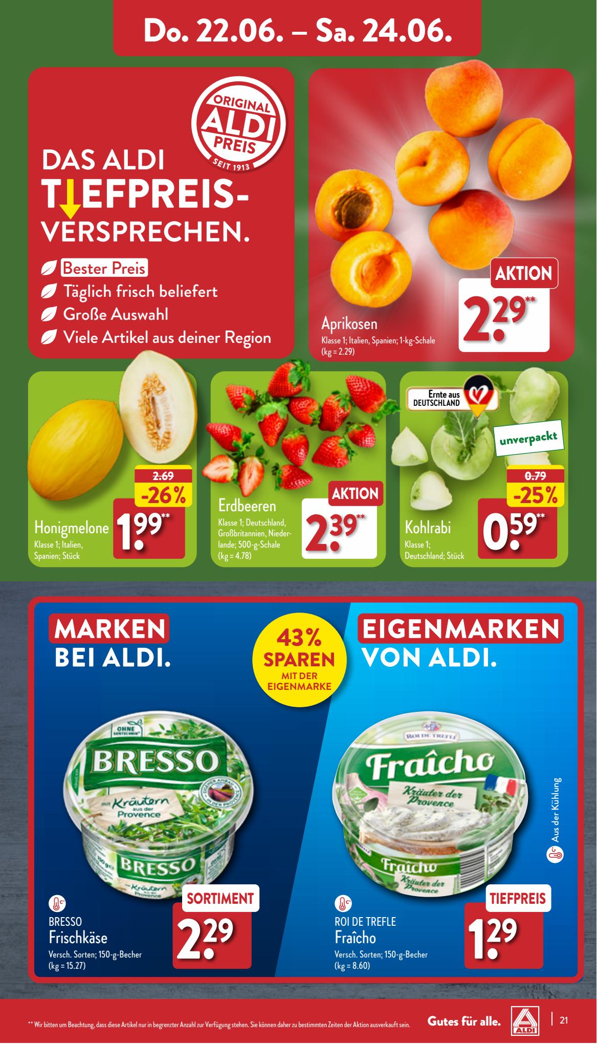 ALDI Nord Prospekt 12 – 15 Juni 2023 Seite 21