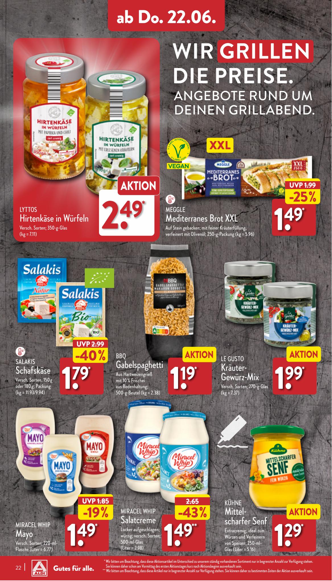 ALDI Nord Prospekt 12 – 15 Juni 2023 Seite 22