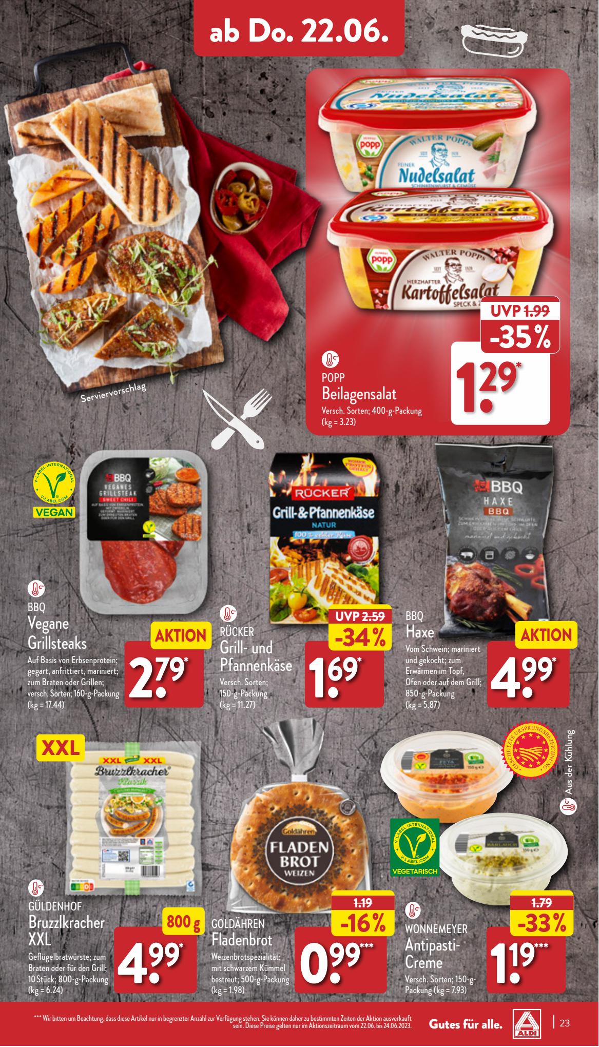 ALDI Nord Prospekt 12 – 15 Juni 2023 Seite 23