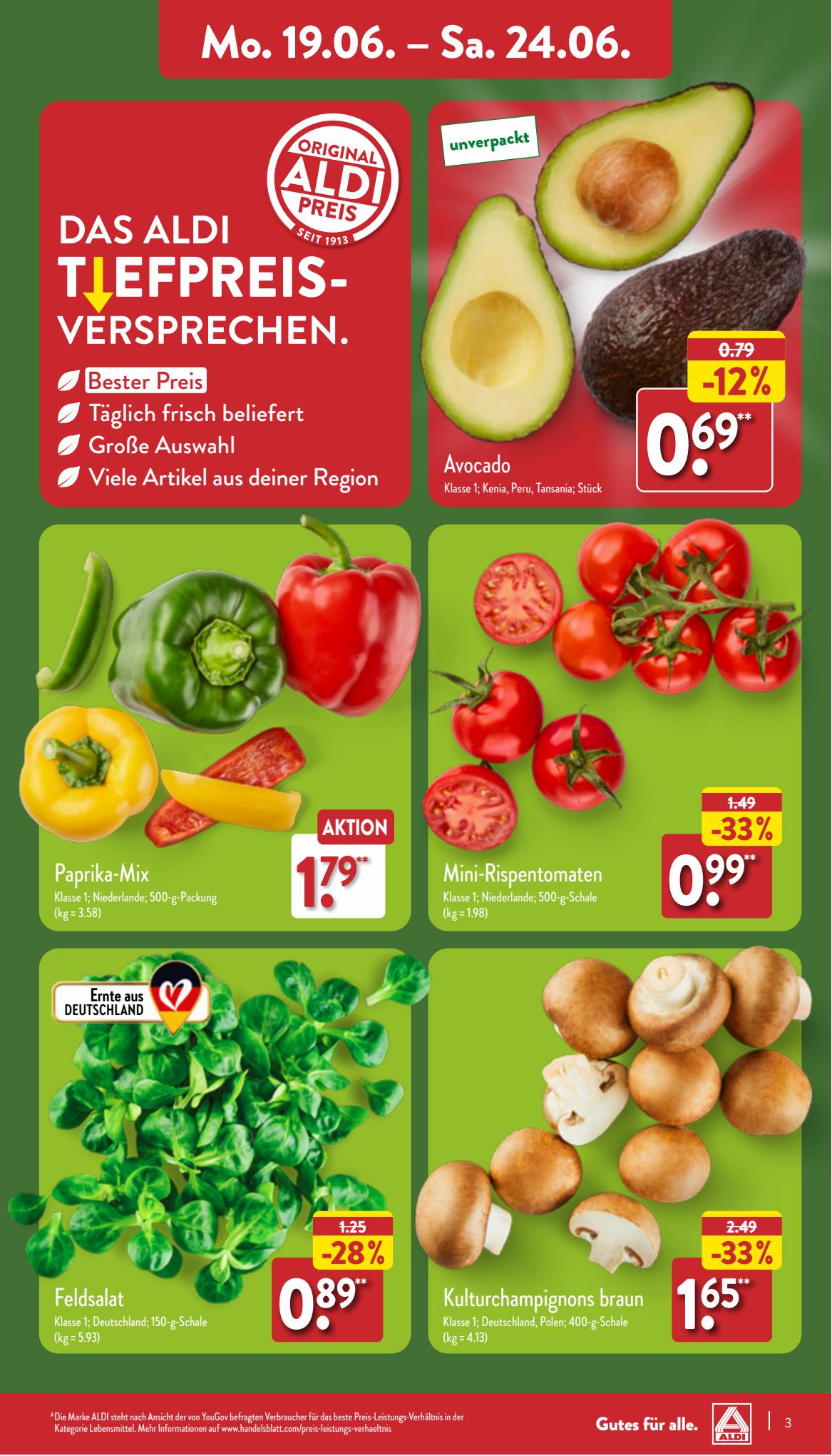 ALDI Nord Prospekt 12 – 15 Juni 2023 Seite 3