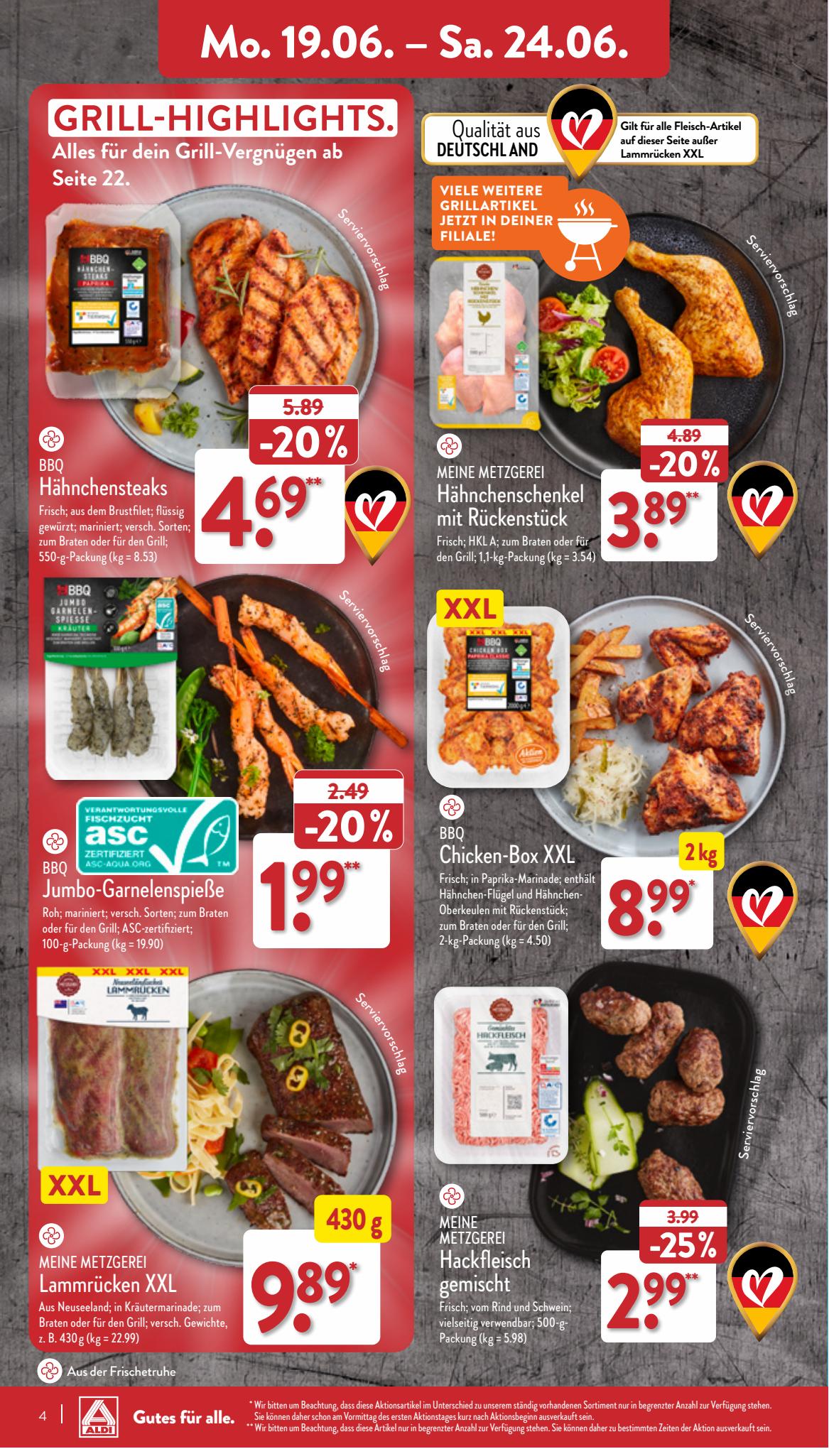 ALDI Nord Prospekt 12 – 15 Juni 2023 Seite 4