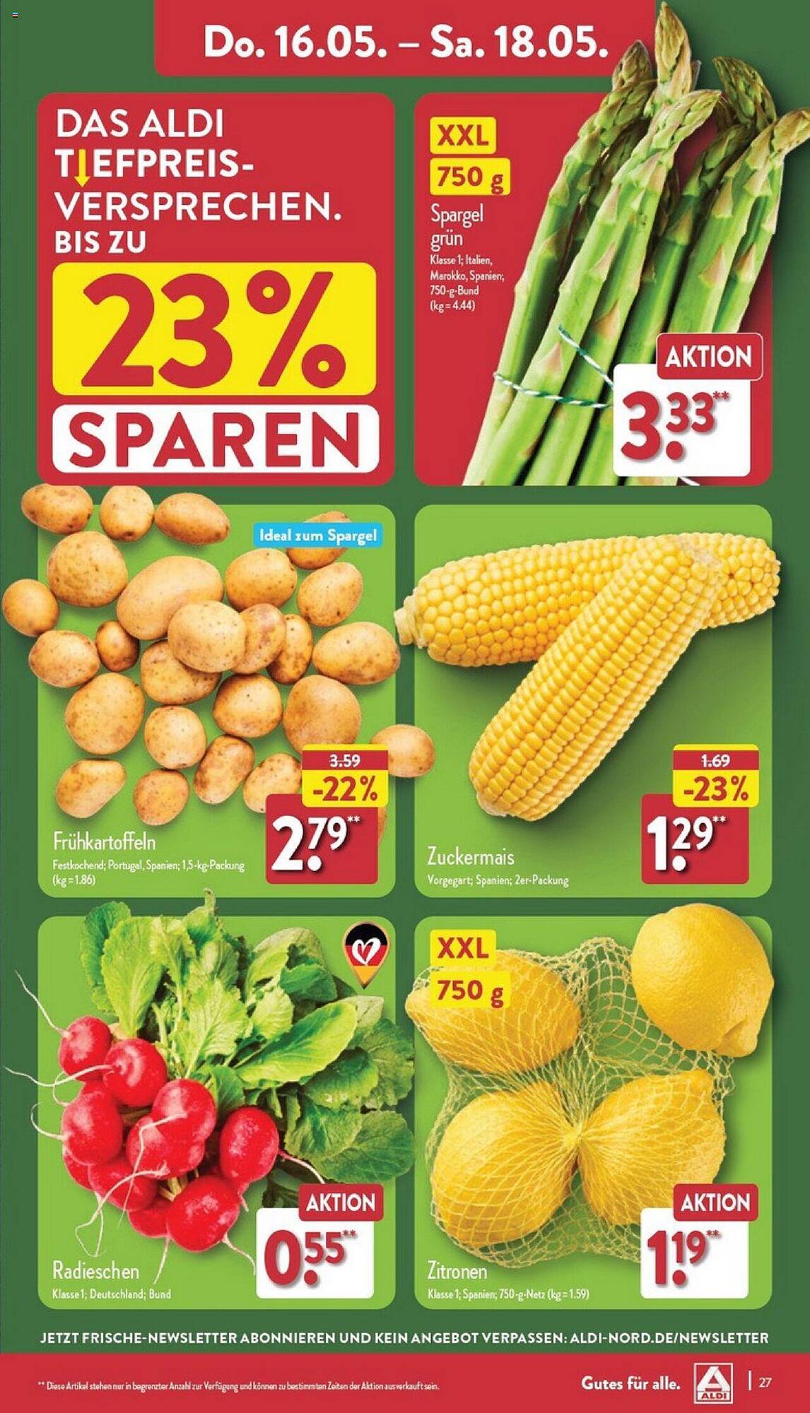 ALDI Nord Prospekt 13 – 18 Mai 2024 Seite 27