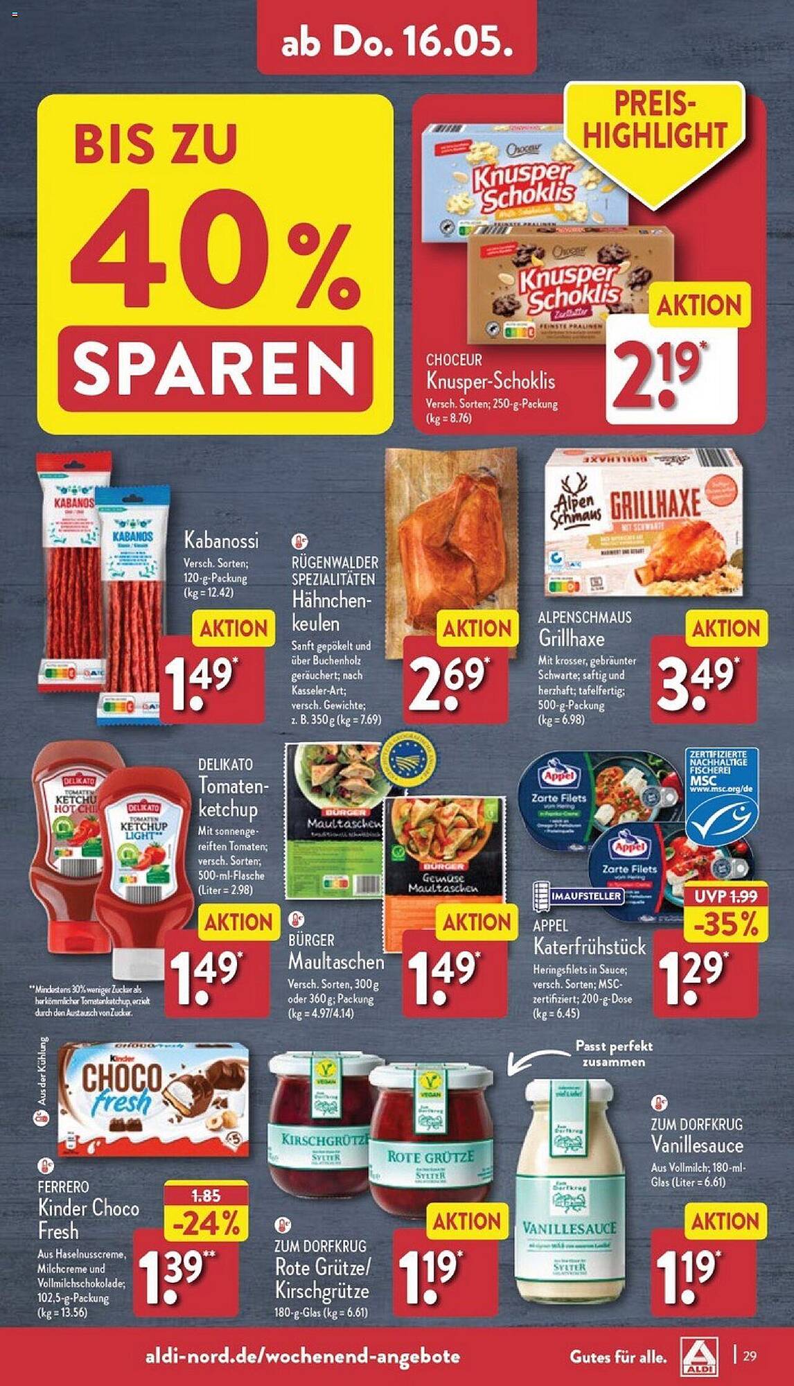 ALDI Nord Prospekt 13 – 18 Mai 2024 Seite 29