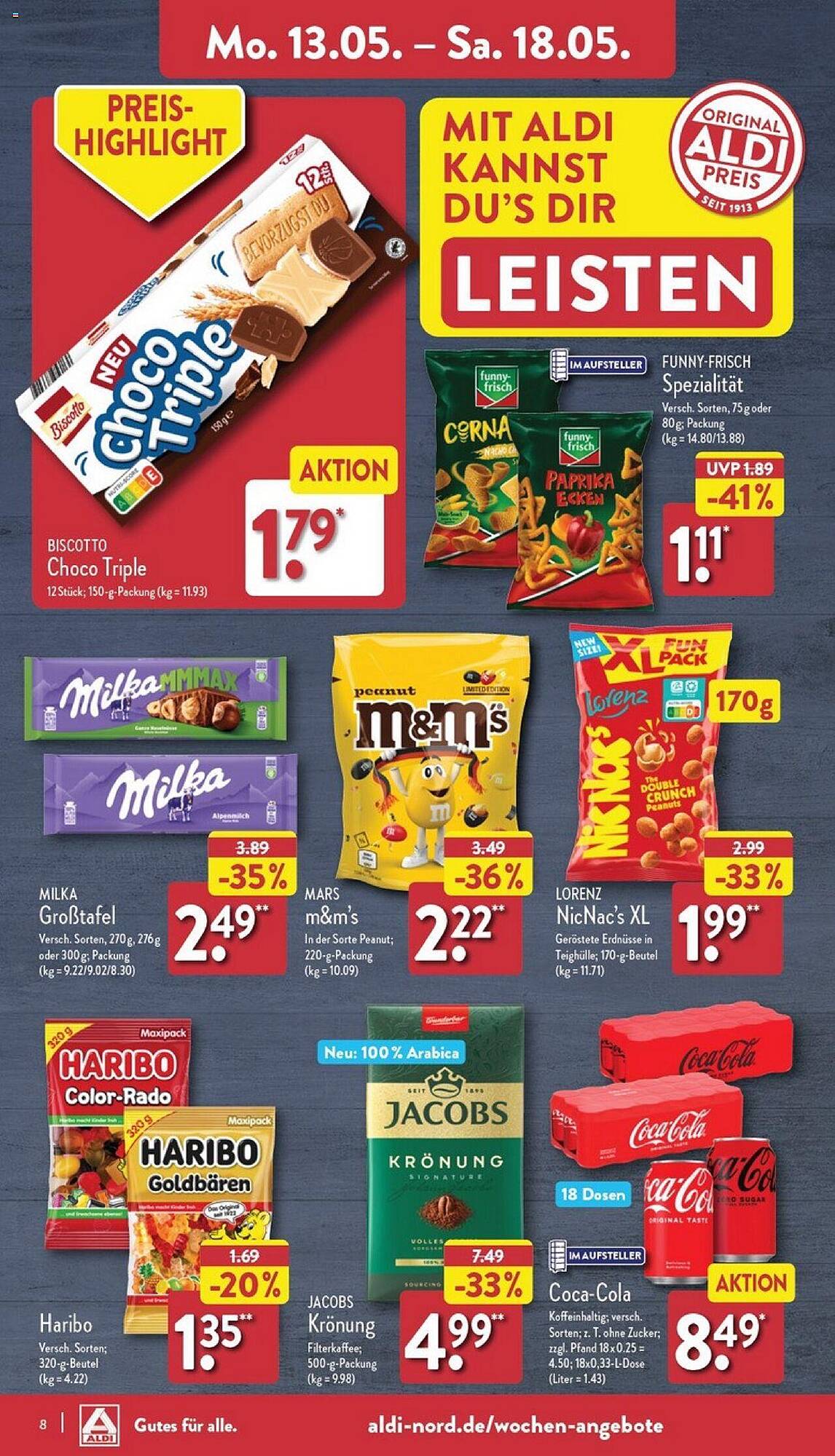 ALDI Nord Prospekt 13 – 18 Mai 2024 Seite 8