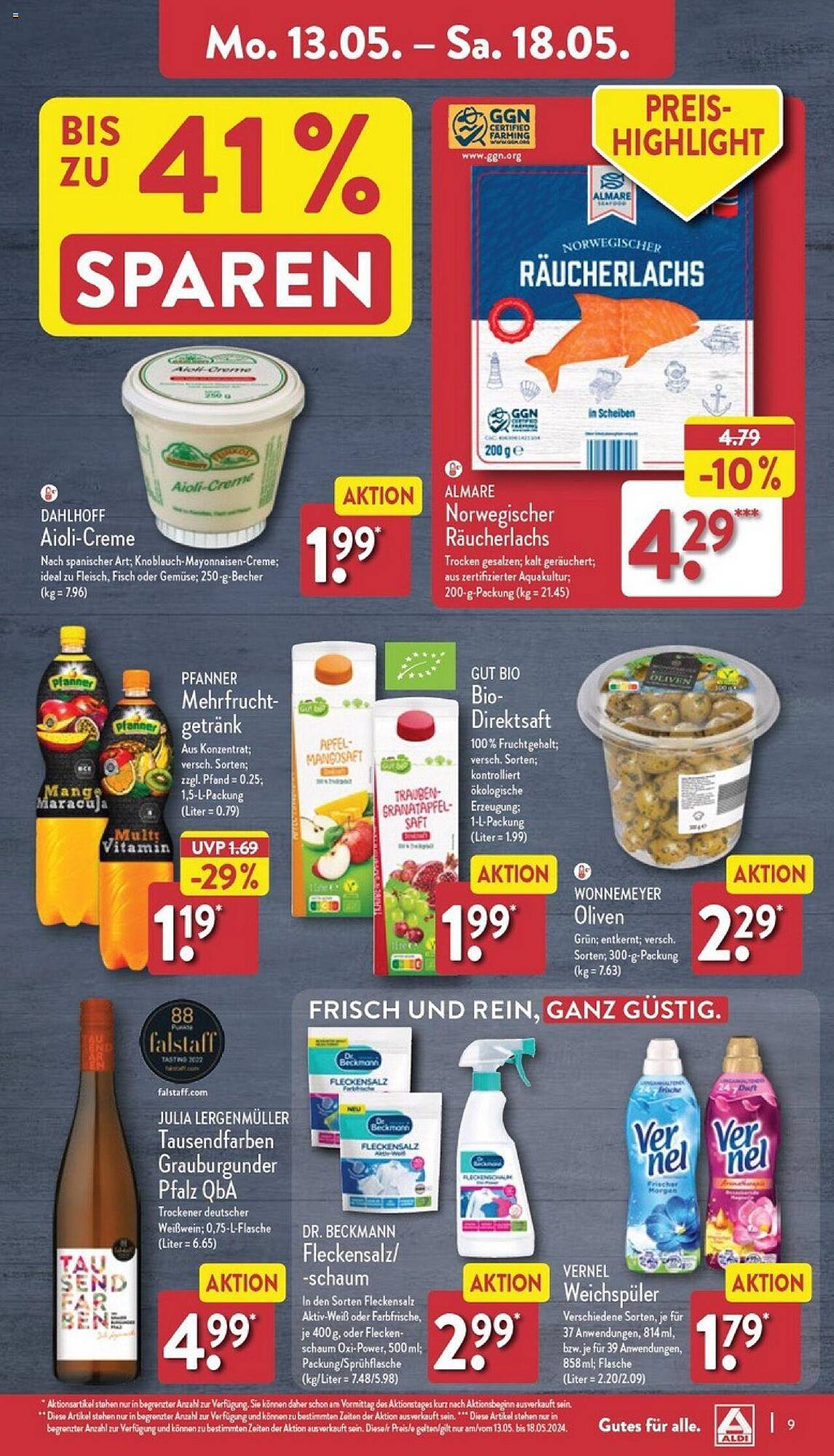 ALDI Nord Prospekt 13 – 18 Mai 2024 Seite 9