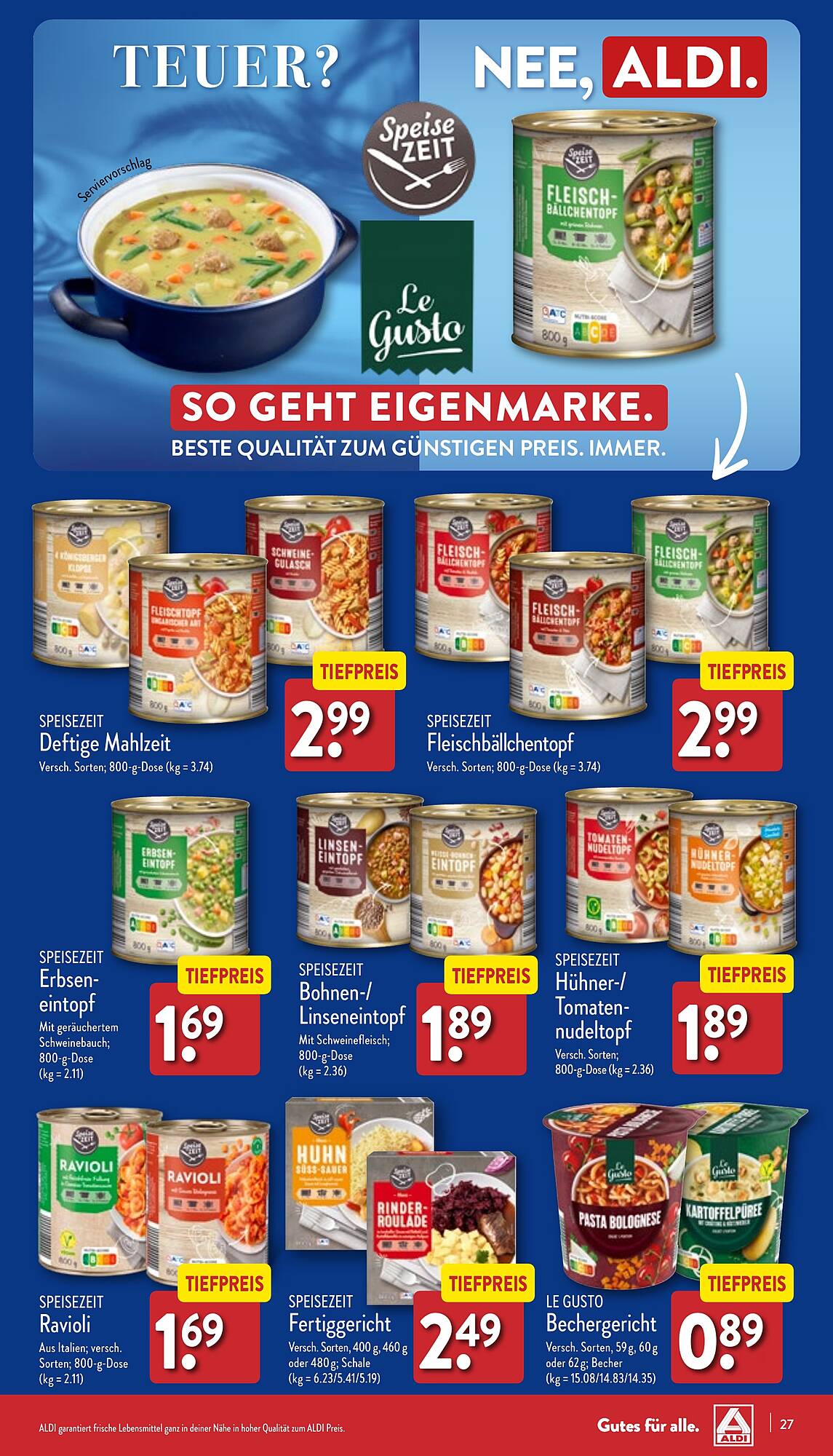 ALDI Nord Prospekt 15 – 20 Januar 2024 Seite 27