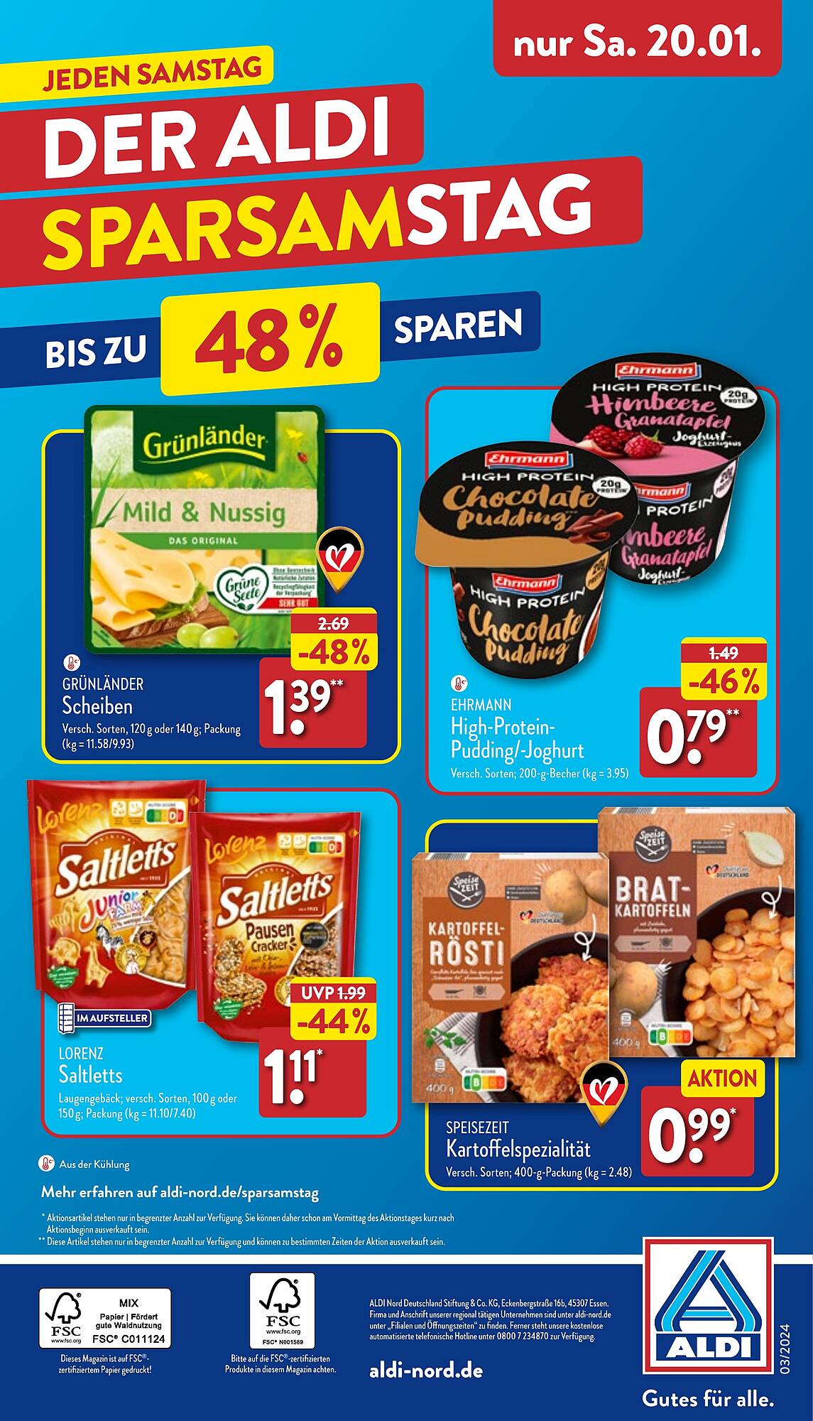 ALDI Nord Prospekt 15 – 20 Januar 2024 Seite 40