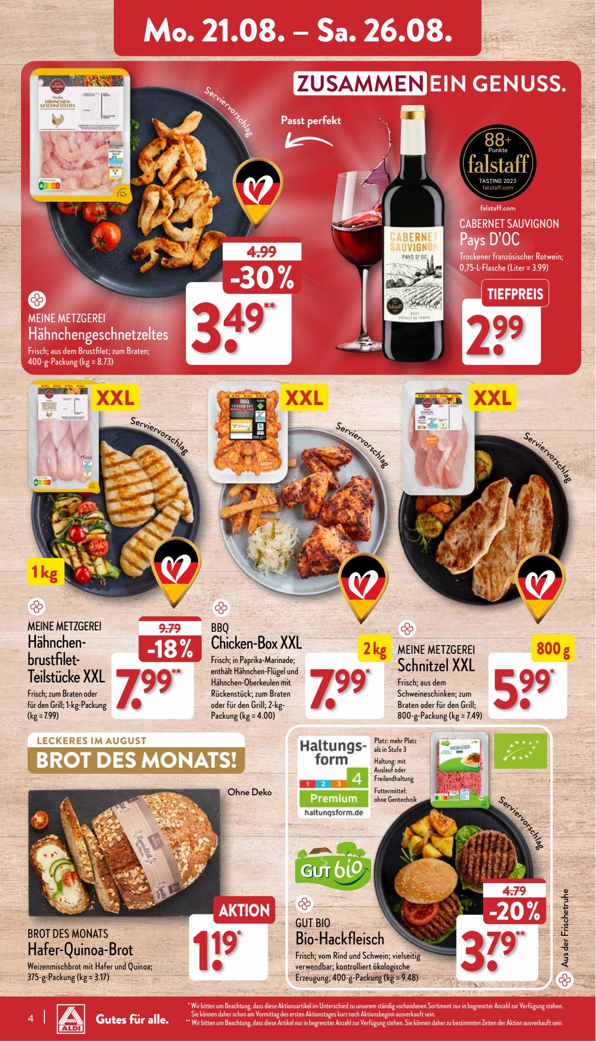 ALDI Nord Prospekt 15 – 26 August 2023 Seite 4