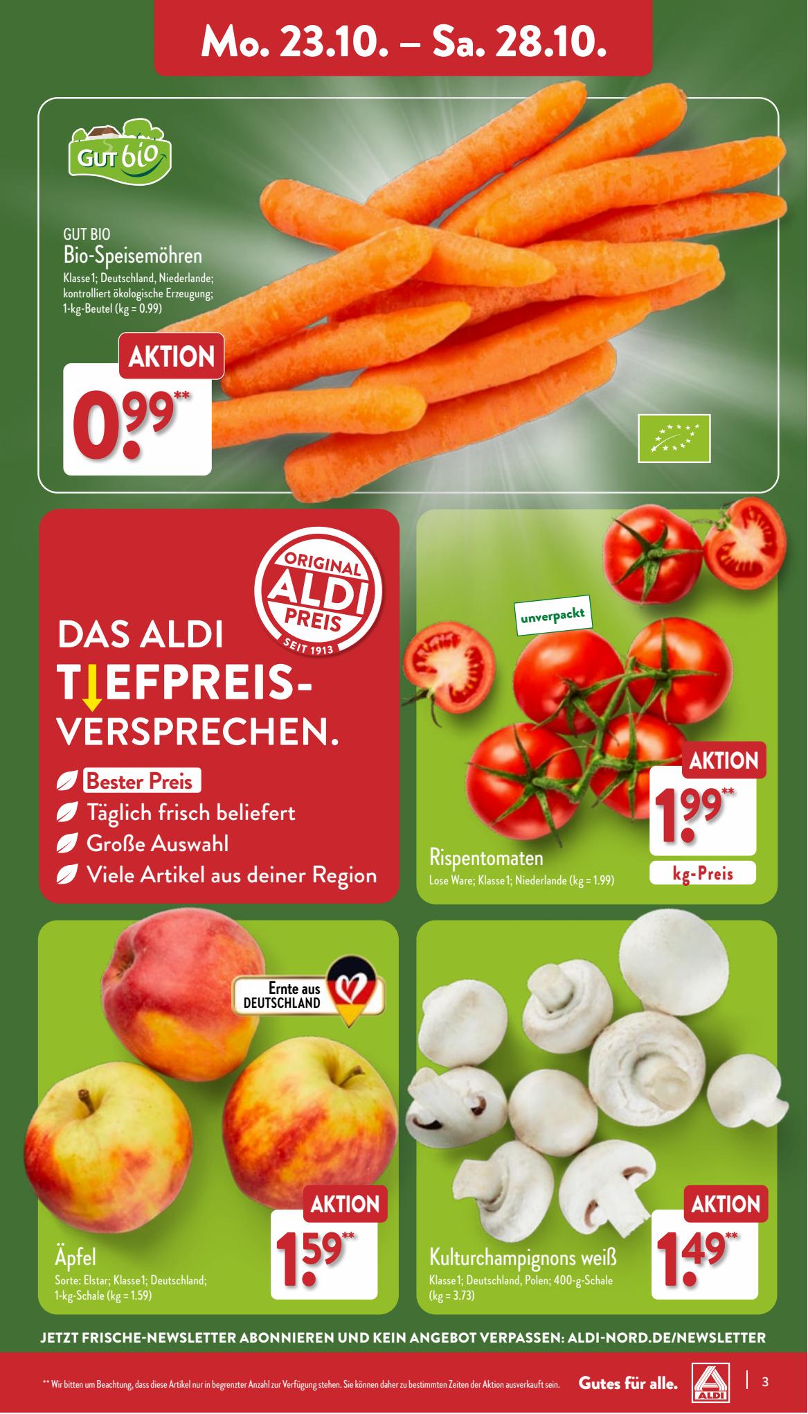 ALDI Nord Prospekt 16 – 19 October 2023 Seite 3