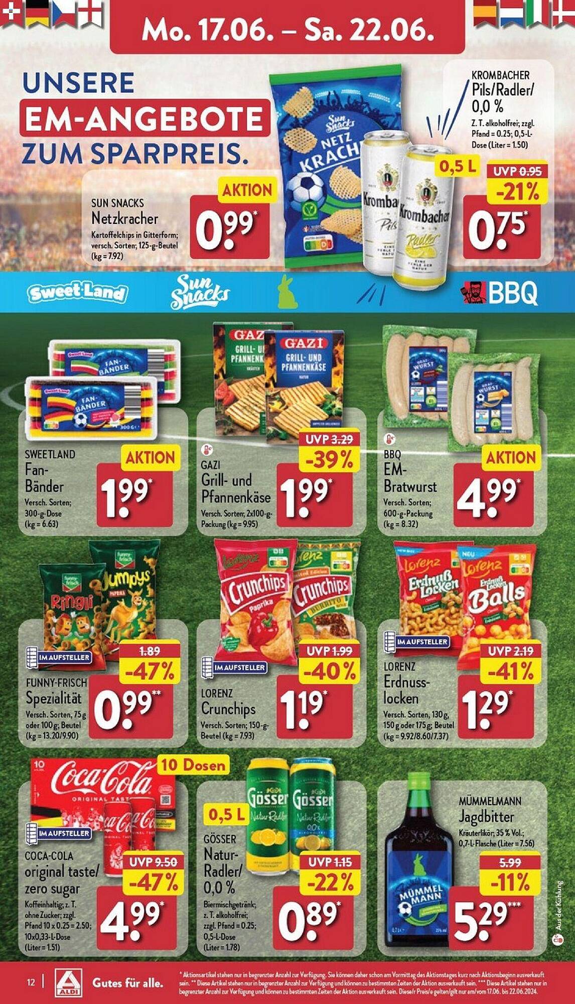 ALDI Nord Prospekt 17 – 22 Juni 2024 Seite 12