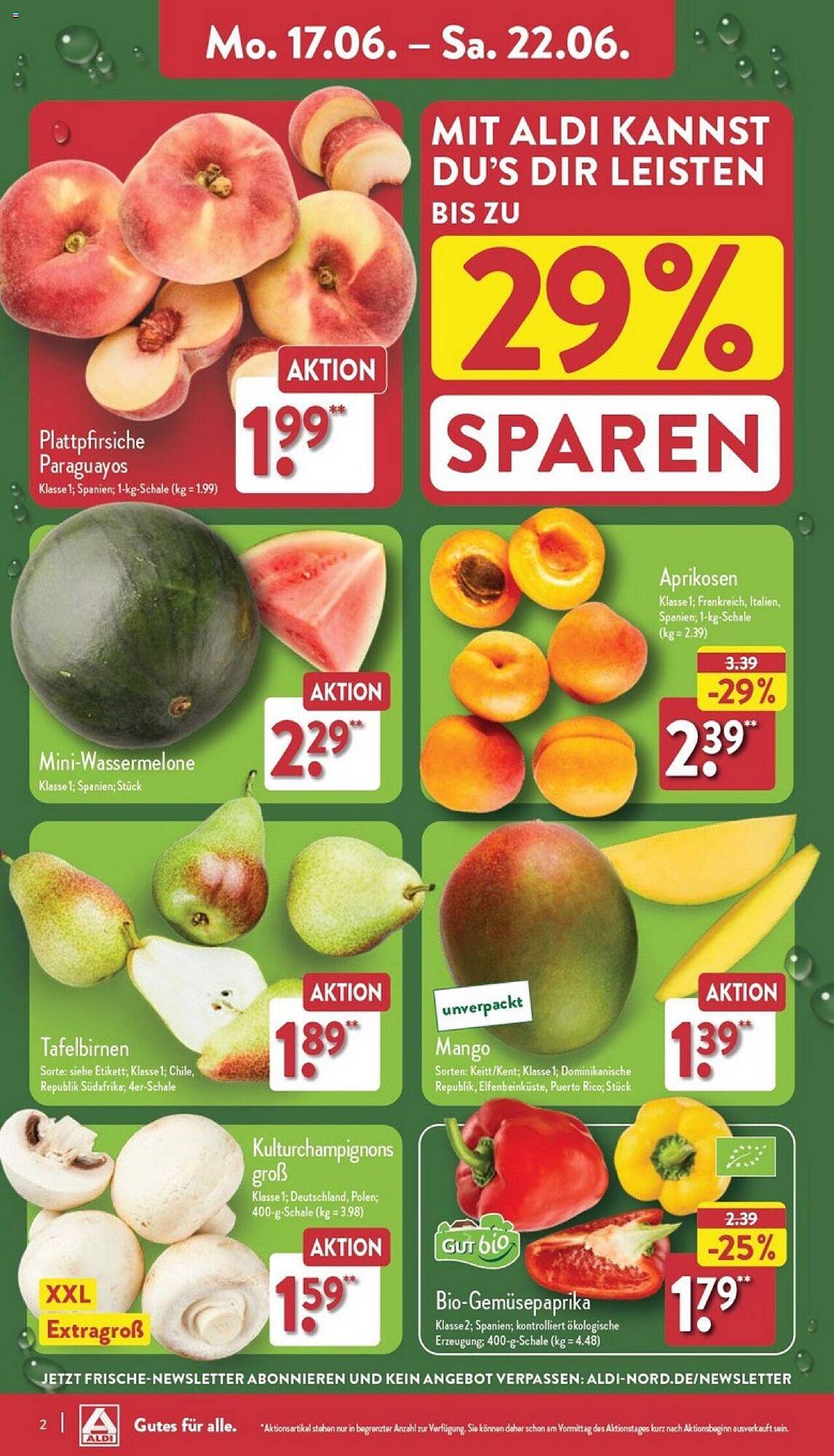 ALDI Nord Prospekt 17 – 22 Juni 2024 Seite 2