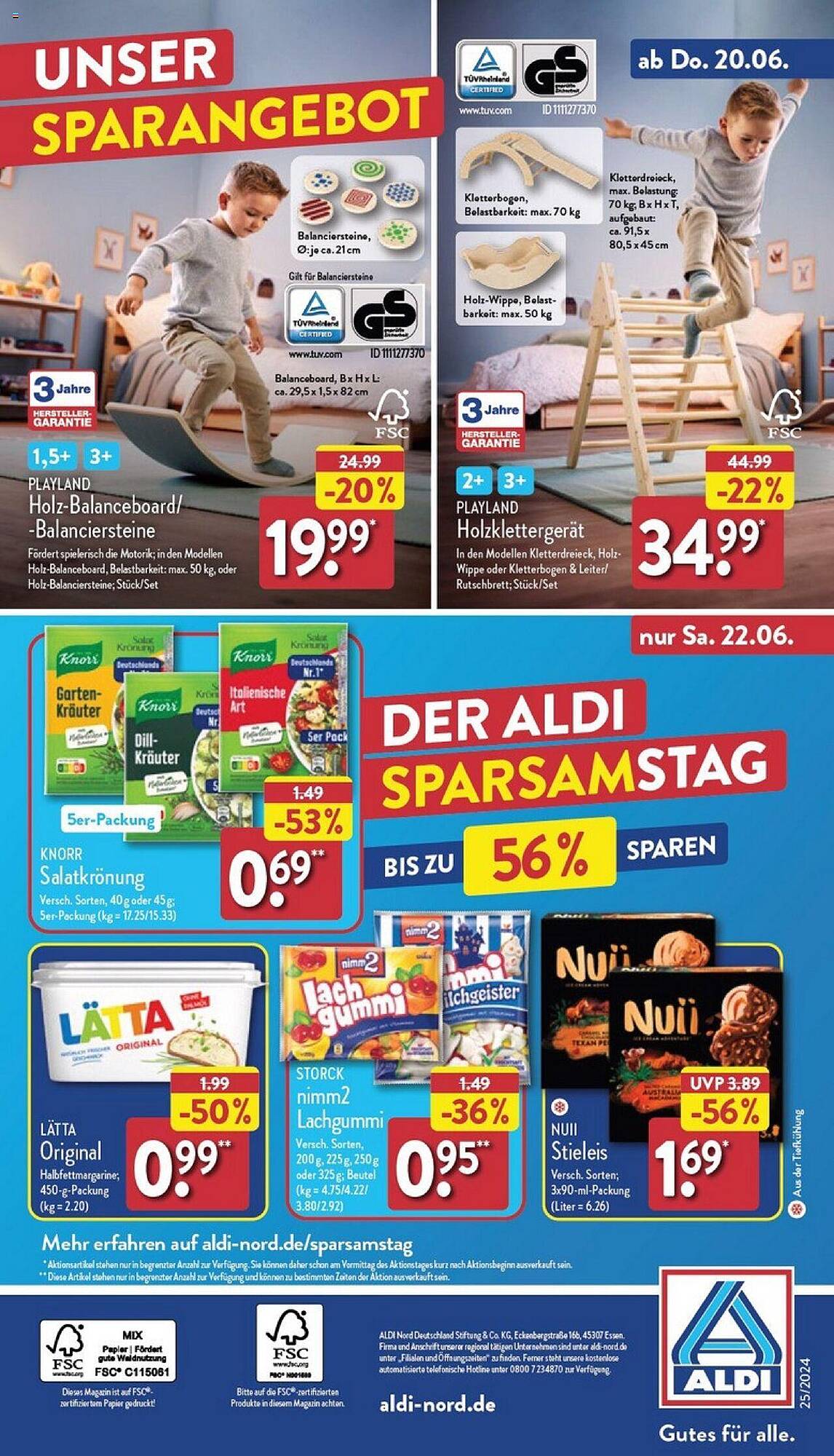 ALDI Nord Prospekt 17 – 22 Juni 2024 Seite 41
