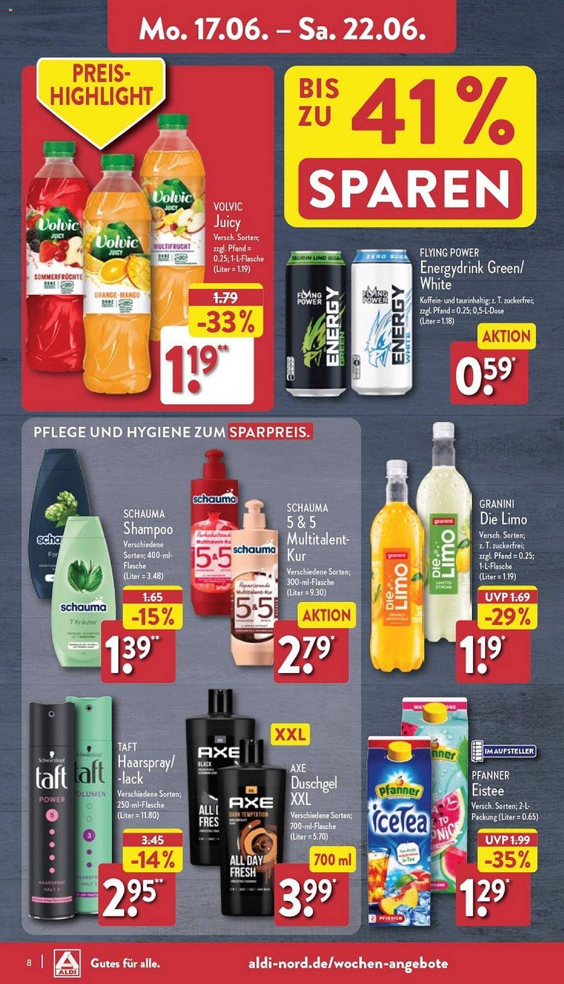 ALDI Nord Prospekt 17 – 22 Juni 2024 Seite 8