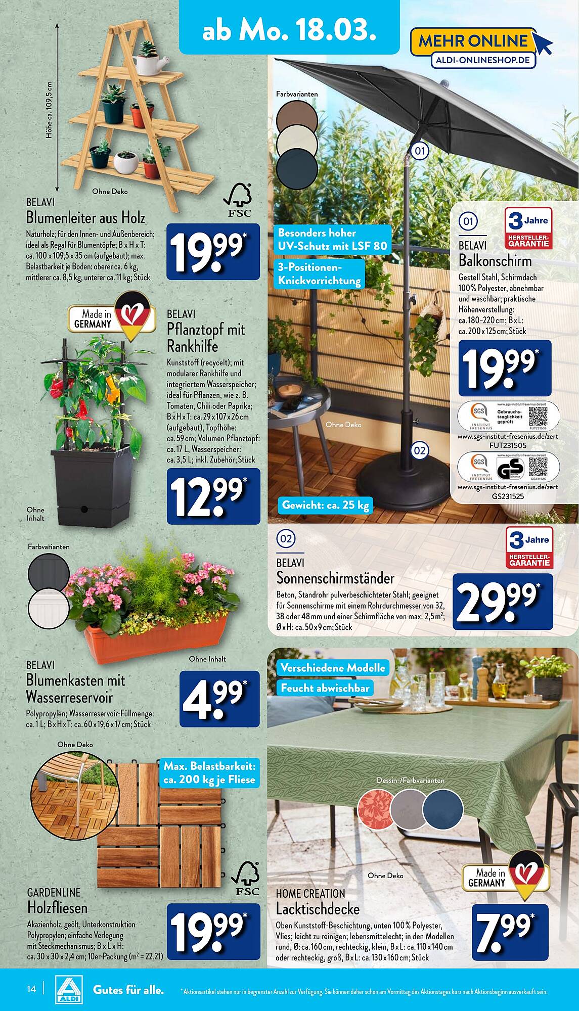 ALDI Nord Prospekt 18 – 23 Marsch 2024 Seite 14