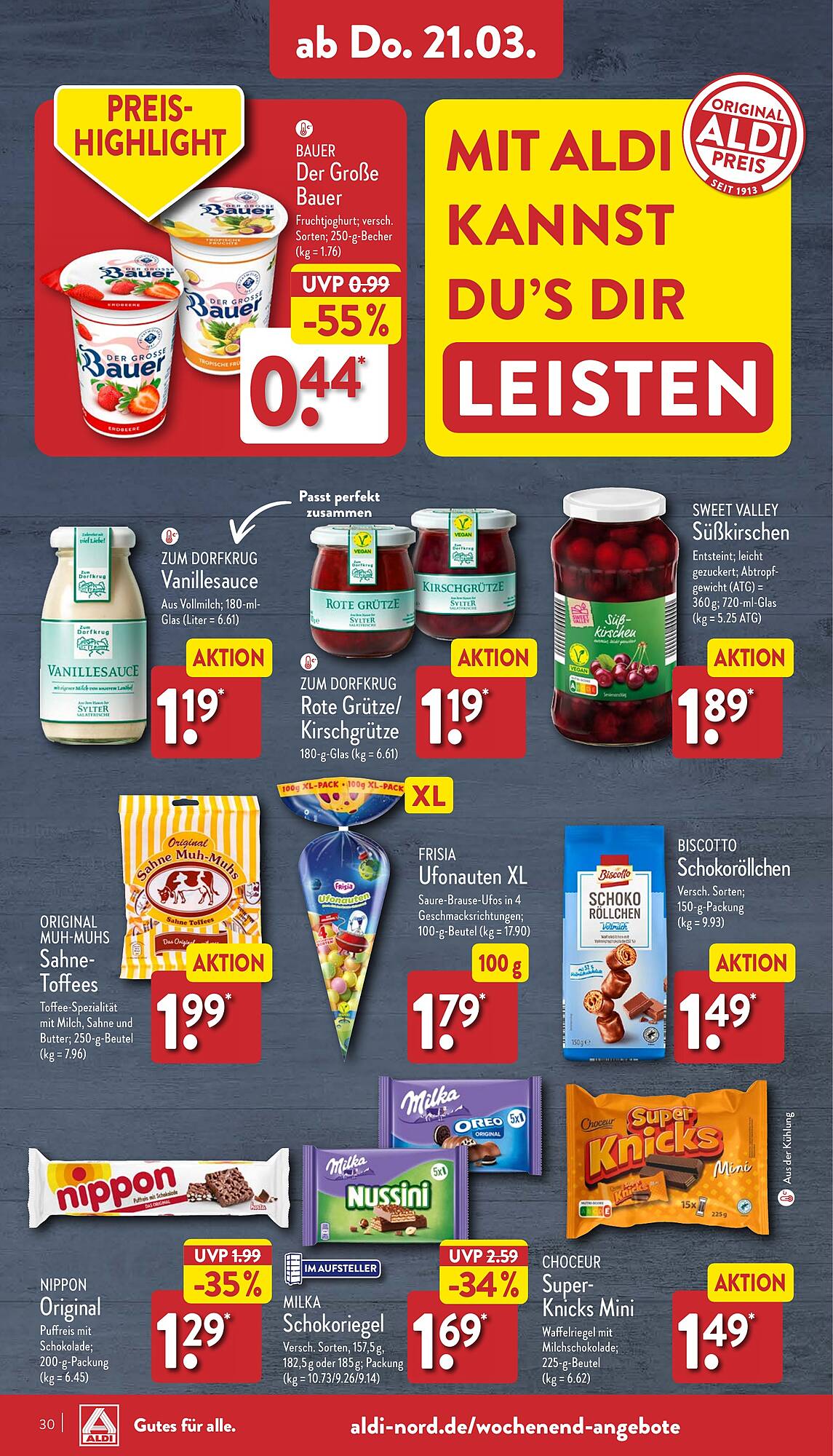 ALDI Nord Prospekt 18 – 23 Marsch 2024 Seite 30