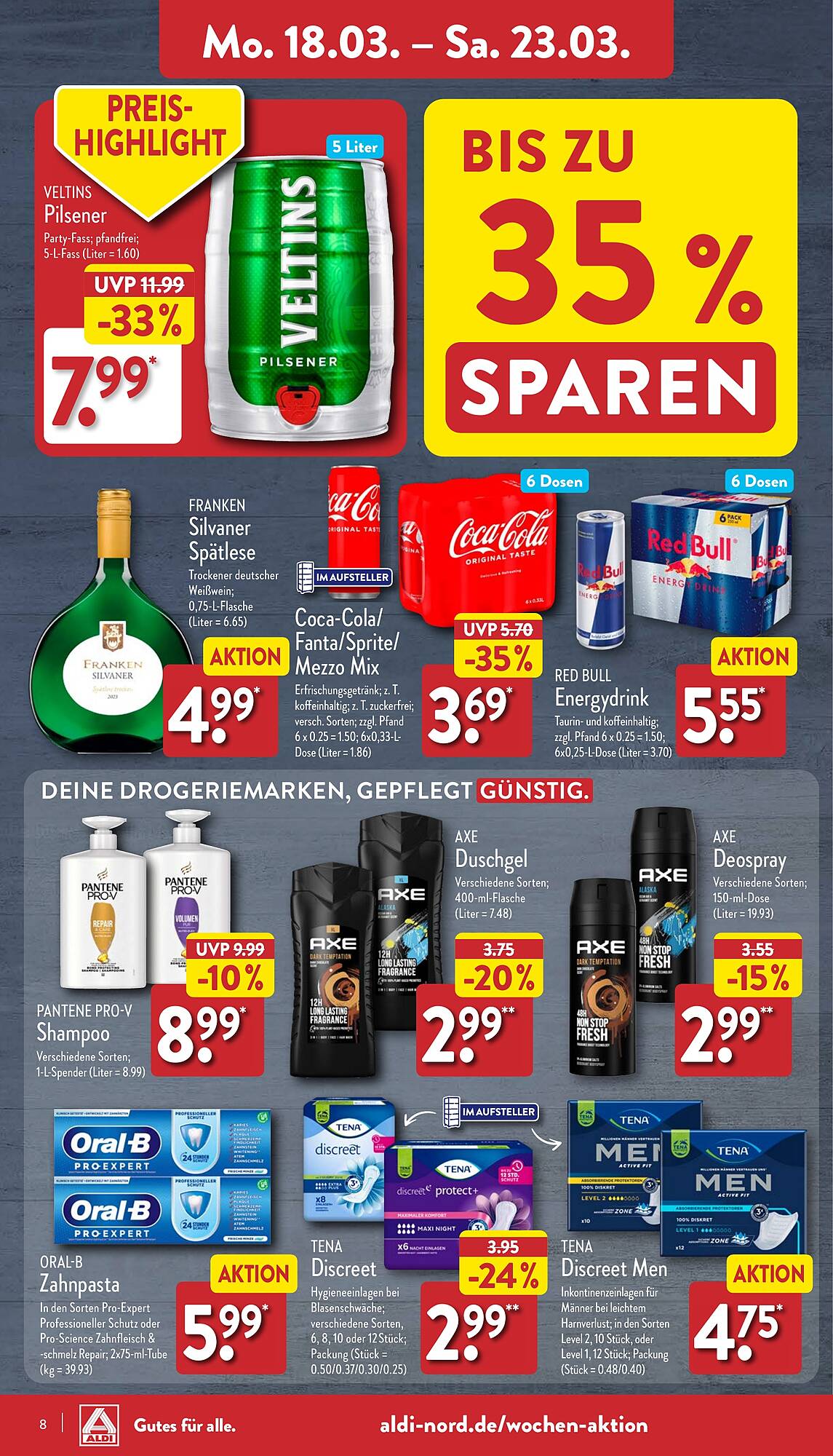 ALDI Nord Prospekt 18 – 23 Marsch 2024 Seite 8