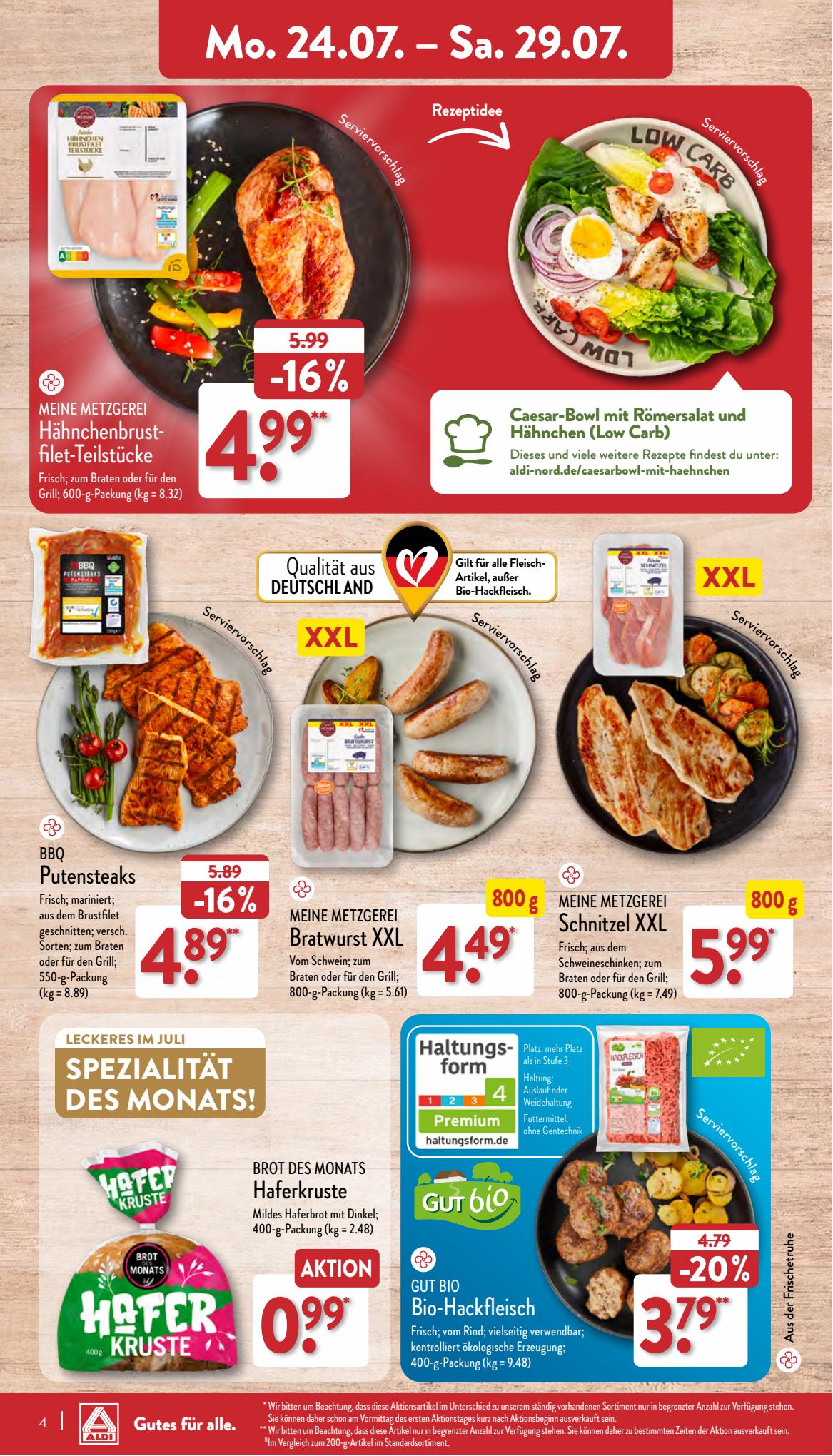 ALDI Nord Prospekt 18 – 29 Juli 2023 Seite 4