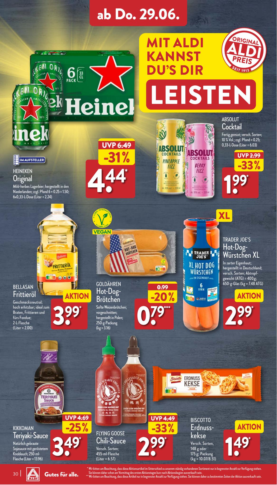 ALDI Nord Prospekt 19 Juni – 1 Juli 2023 Seite 30