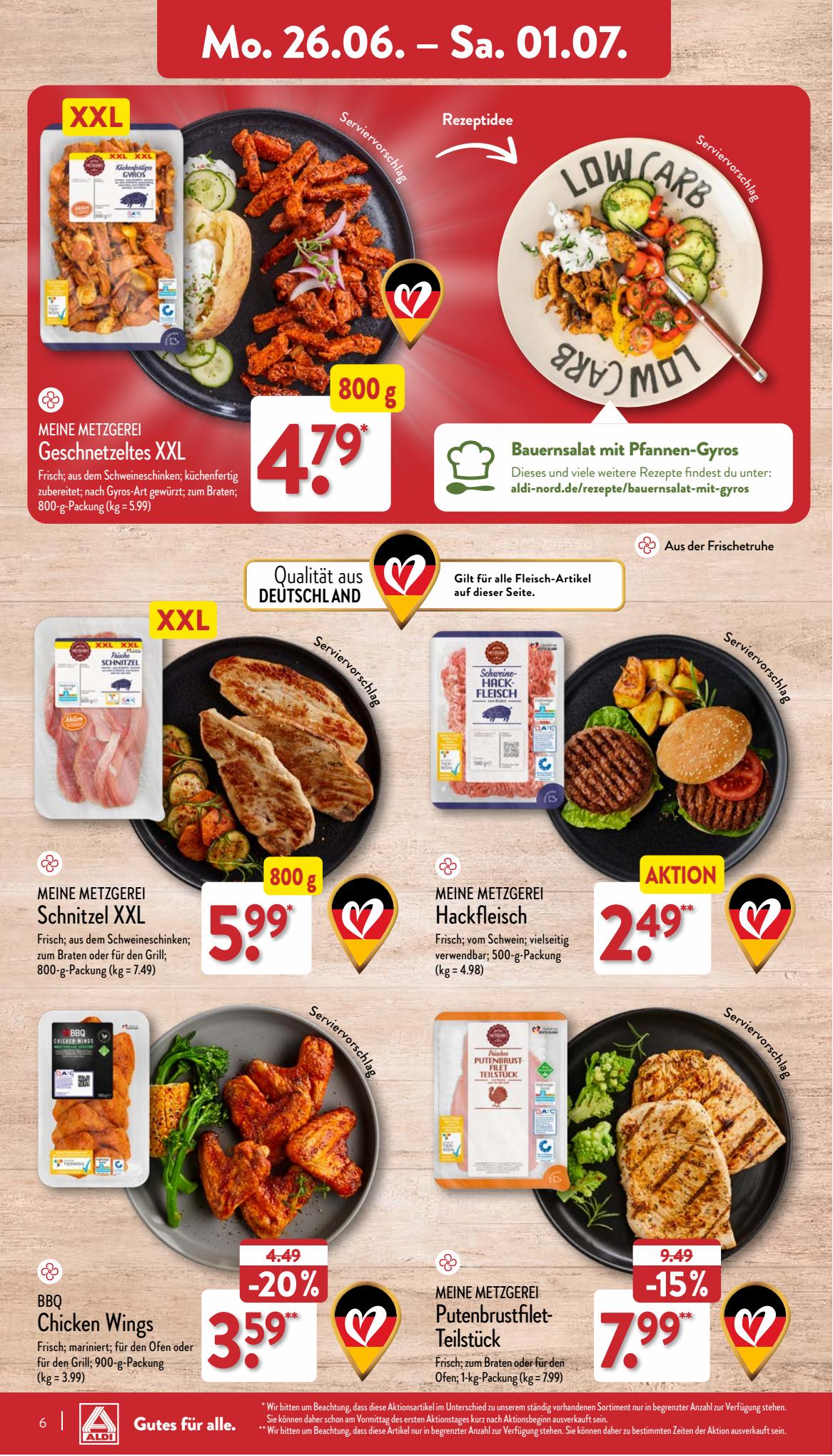 ALDI Nord Prospekt 19 Juni – 1 Juli 2023 Seite 6