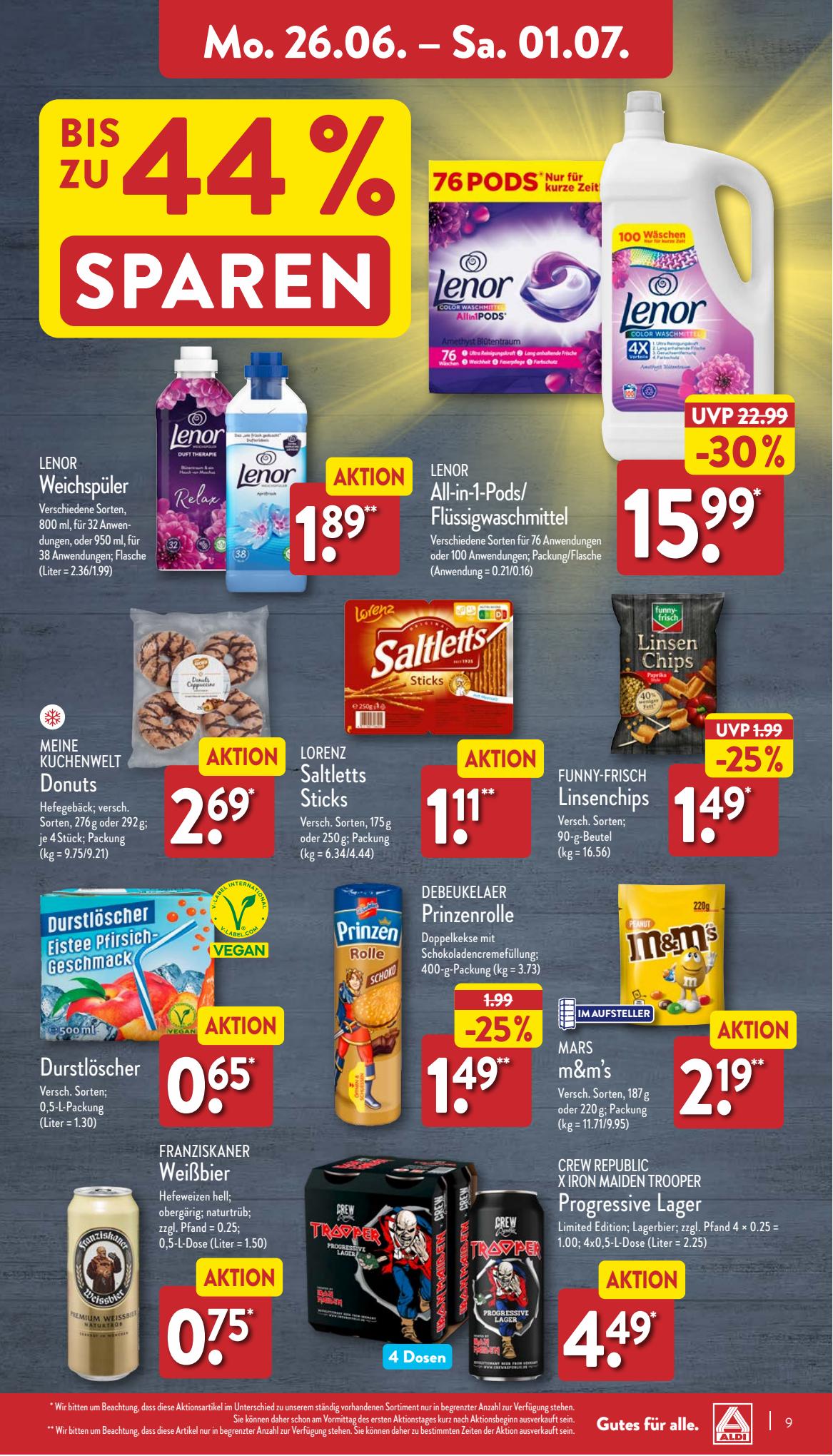 ALDI Nord Prospekt 19 Juni – 1 Juli 2023 Seite 9
