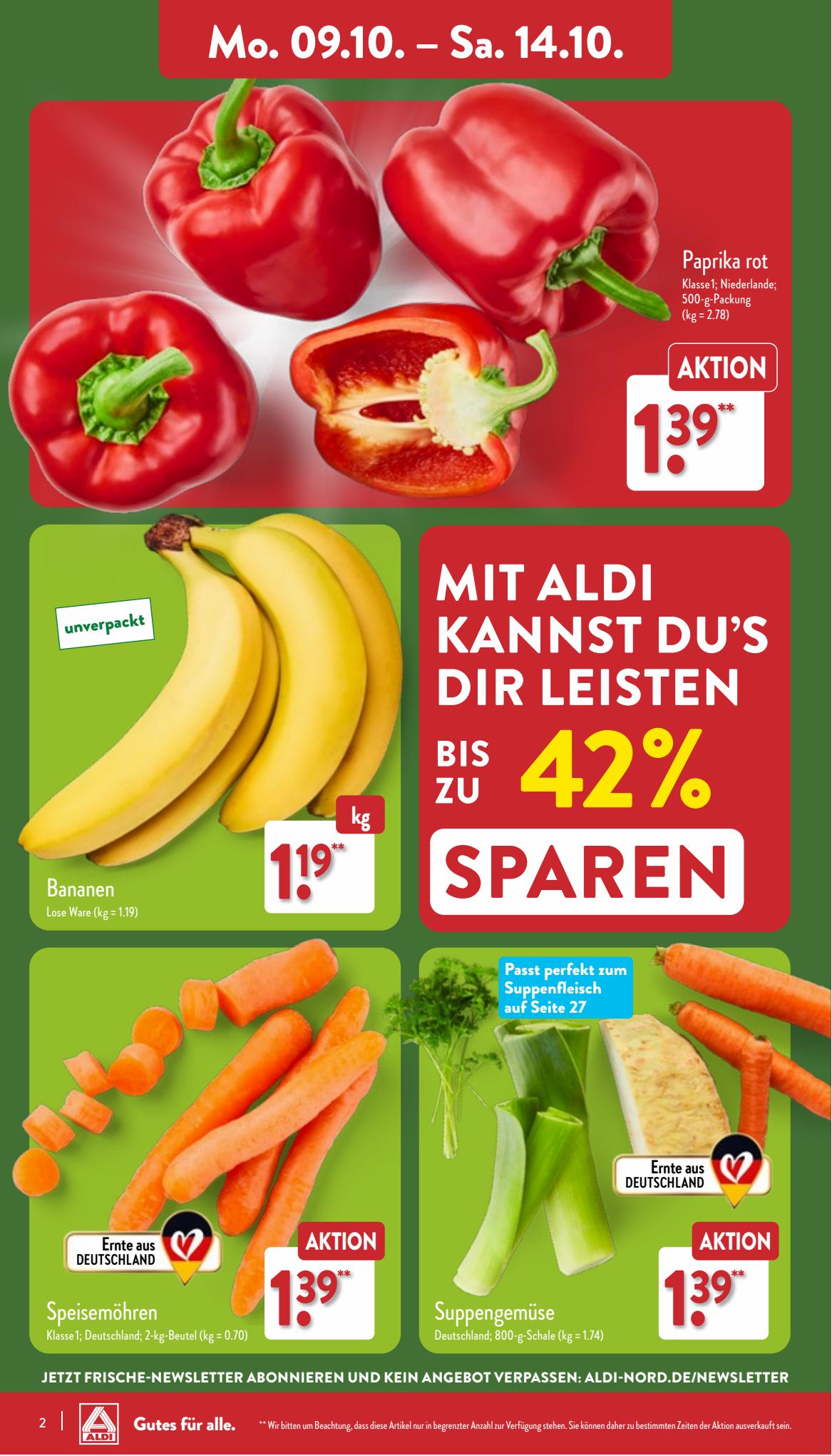 ALDI Nord Prospekt 2 – 5 October 2023 Seite 2