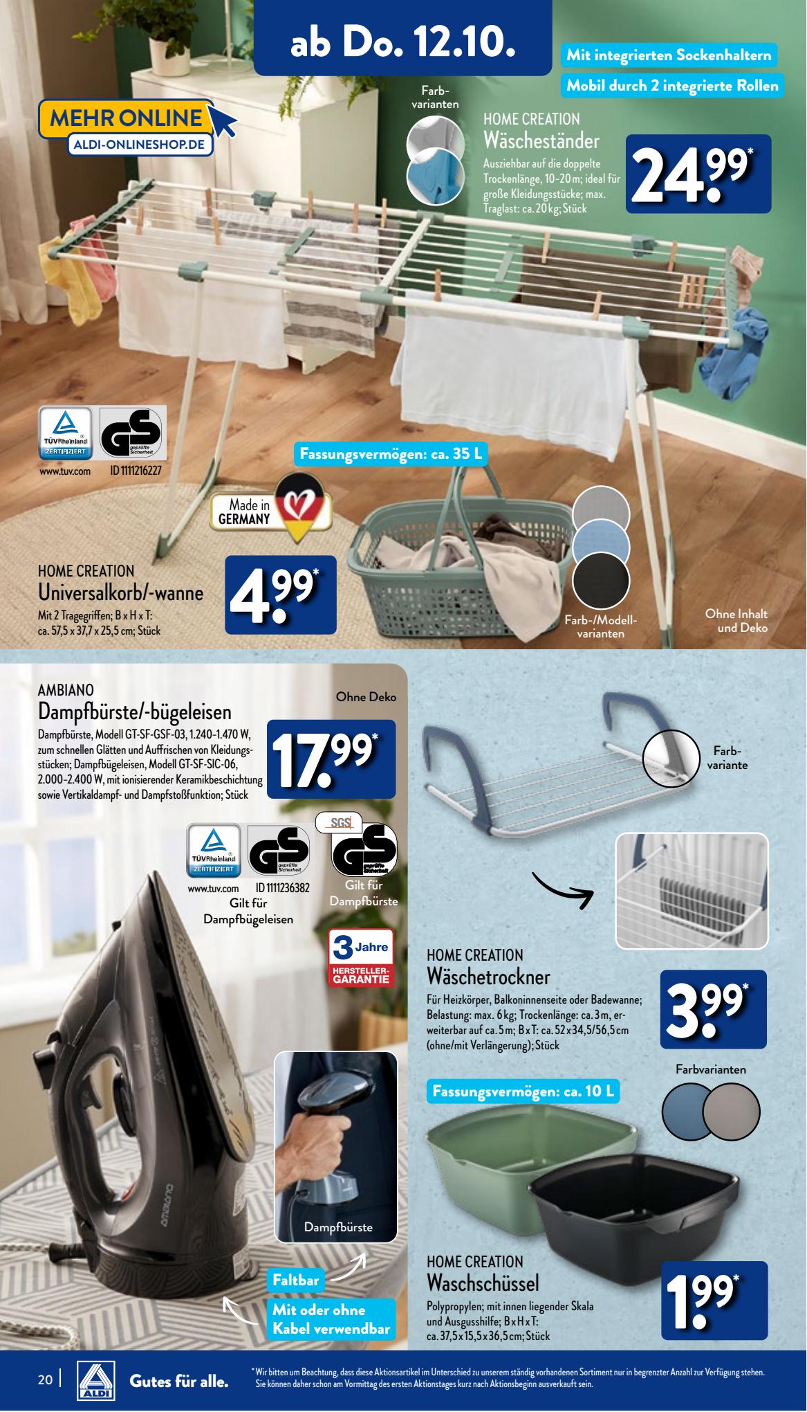 ALDI Nord Prospekt 2 – 5 October 2023 Seite 20